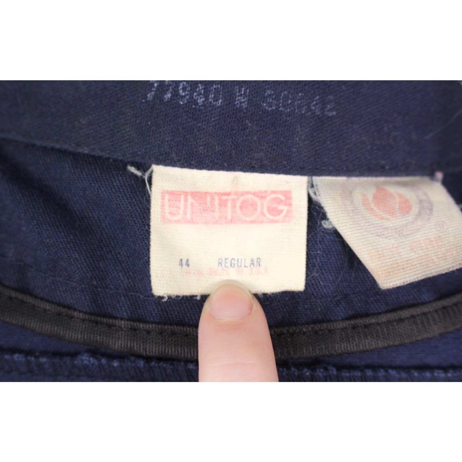 Vintage VINTAGE Mail Carrier Jacket Mens VTG 80s Work Jacket 44 R Unitog Blue Cotton 1980s Mailman Post Office Decade 80s Mens Size 44 R Size US S / EU 44-46 / 1 - 7 Thumbnail