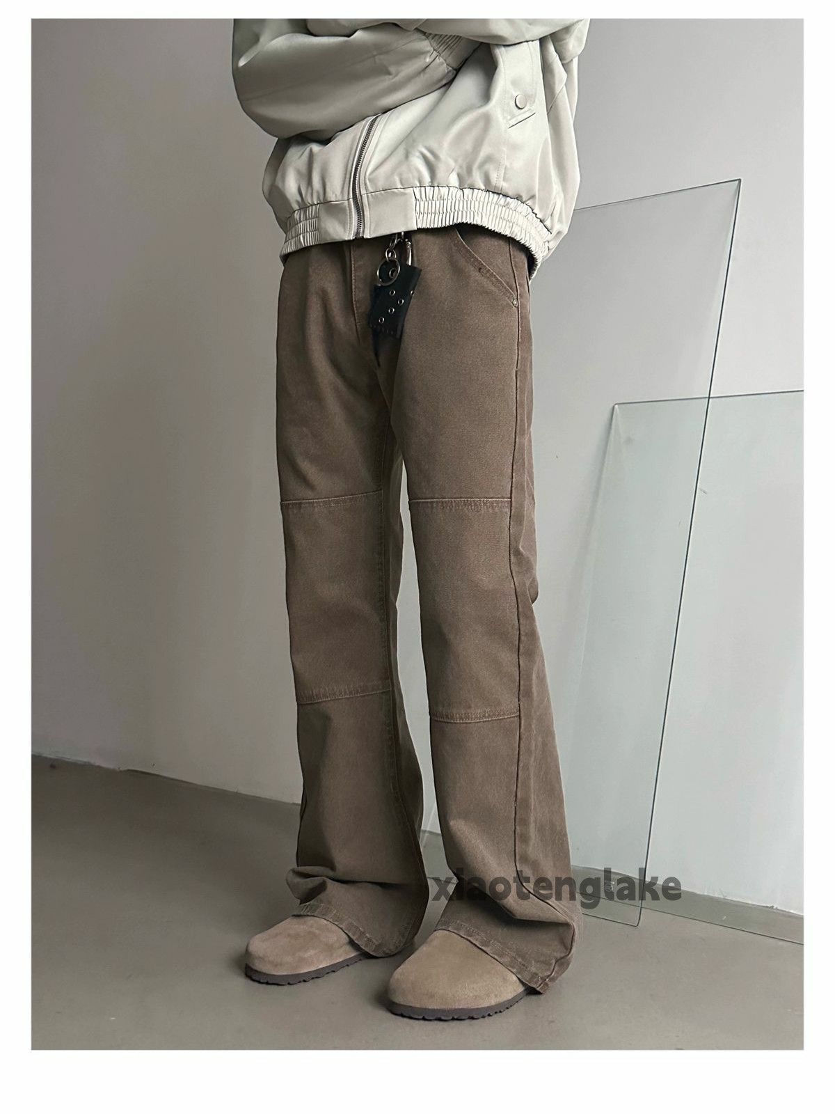 Designer × Japanese Brand × Vintage washed faded y2k skate hiphop patchwork pants Size US 32 / EU 48 - 4 Thumbnail