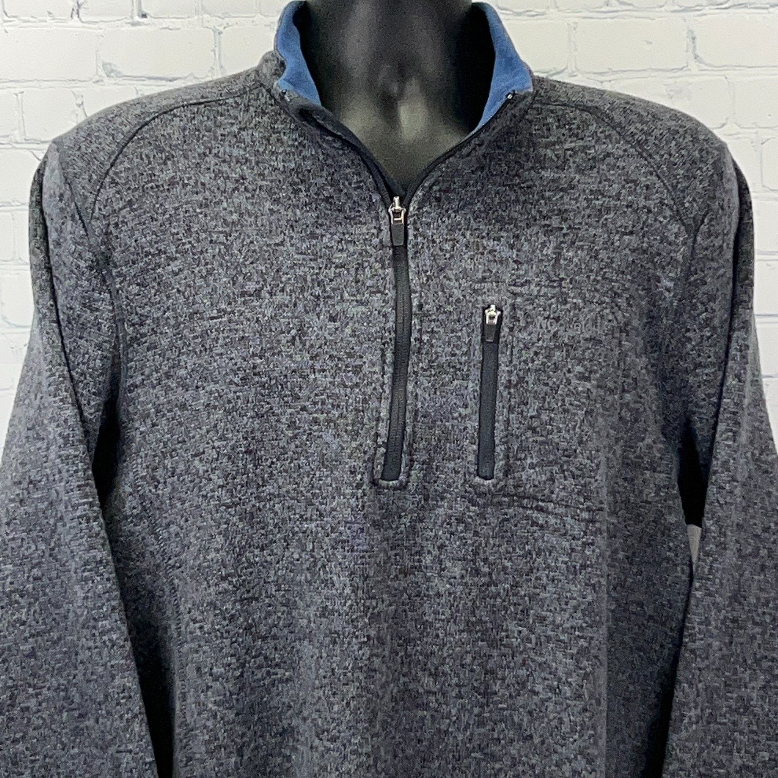 Woolrich Woolen Mills Woolrich Quarter 1/4 Zip Sweater Heathered Gray XL Size US XL / EU 56 / 4 - 1 Thumbnail