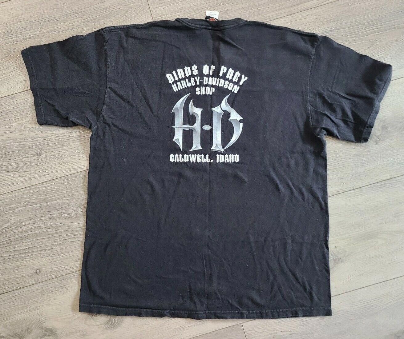 Harley Davidson Harley Davidson Shirt Extra Large Caldwell Idaho Flames Size US XL / EU 56 / 4 - 3 Thumbnail