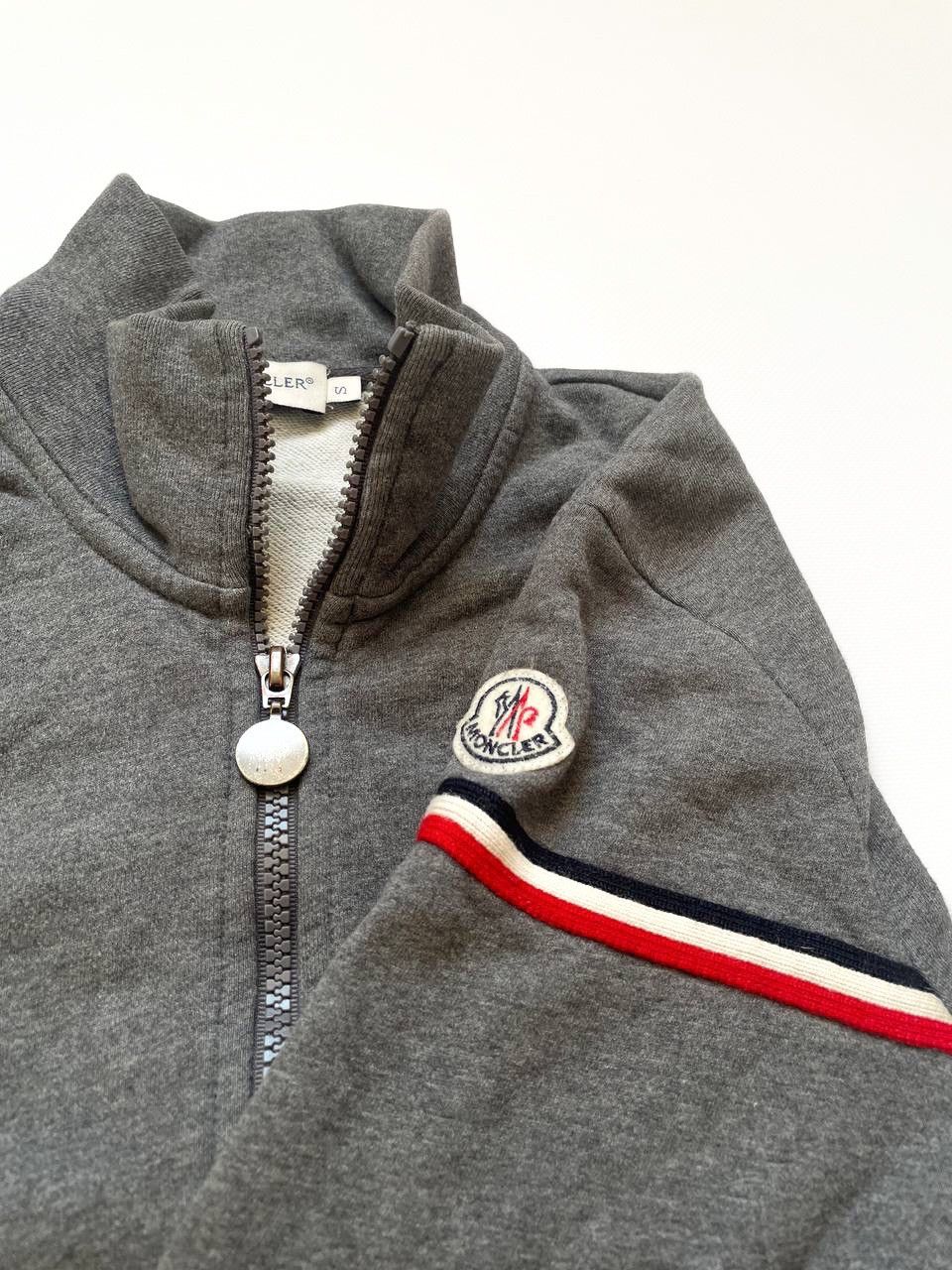 Moncler Vintage Moncler maglia logo zip cardigan sweatshirt Size US S / EU 44-46 / 1 - 5 Thumbnail