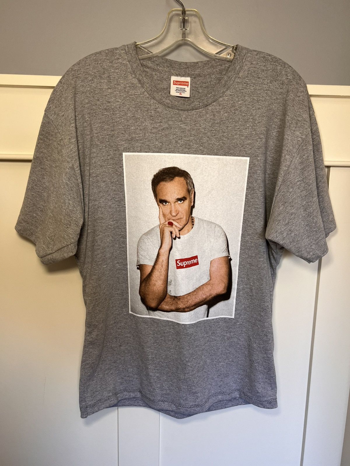 Supreme Supreme Morissey portrait slim t-shirt Size US L / EU 52-54 / 3 - 1 Thumbnail