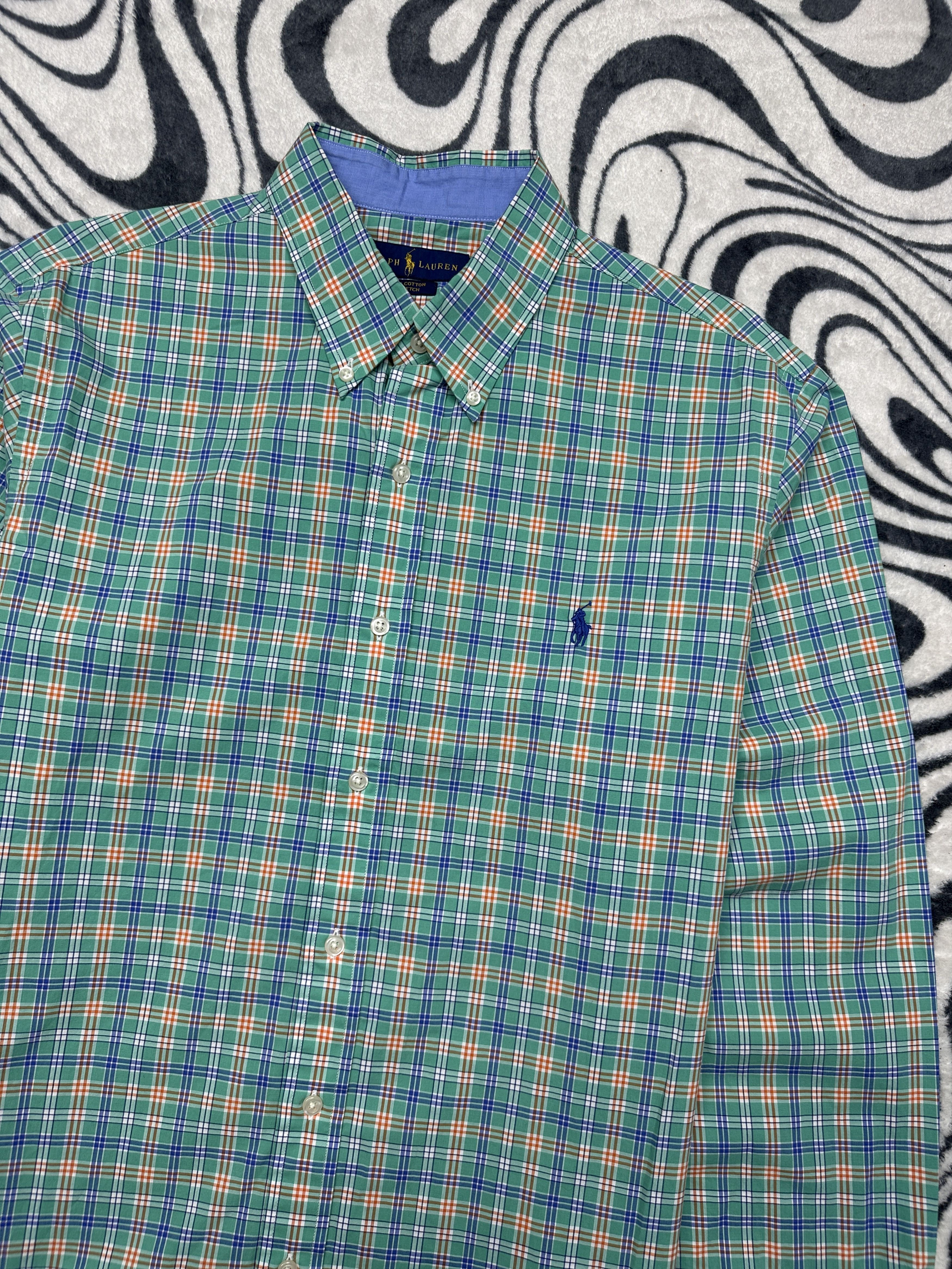 Polo Ralph Lauren Polo Ralph Lauren Mens Long Sleeve Plaid Shirt Size US L / EU 52-54 / 3 - 2 Thumbnail