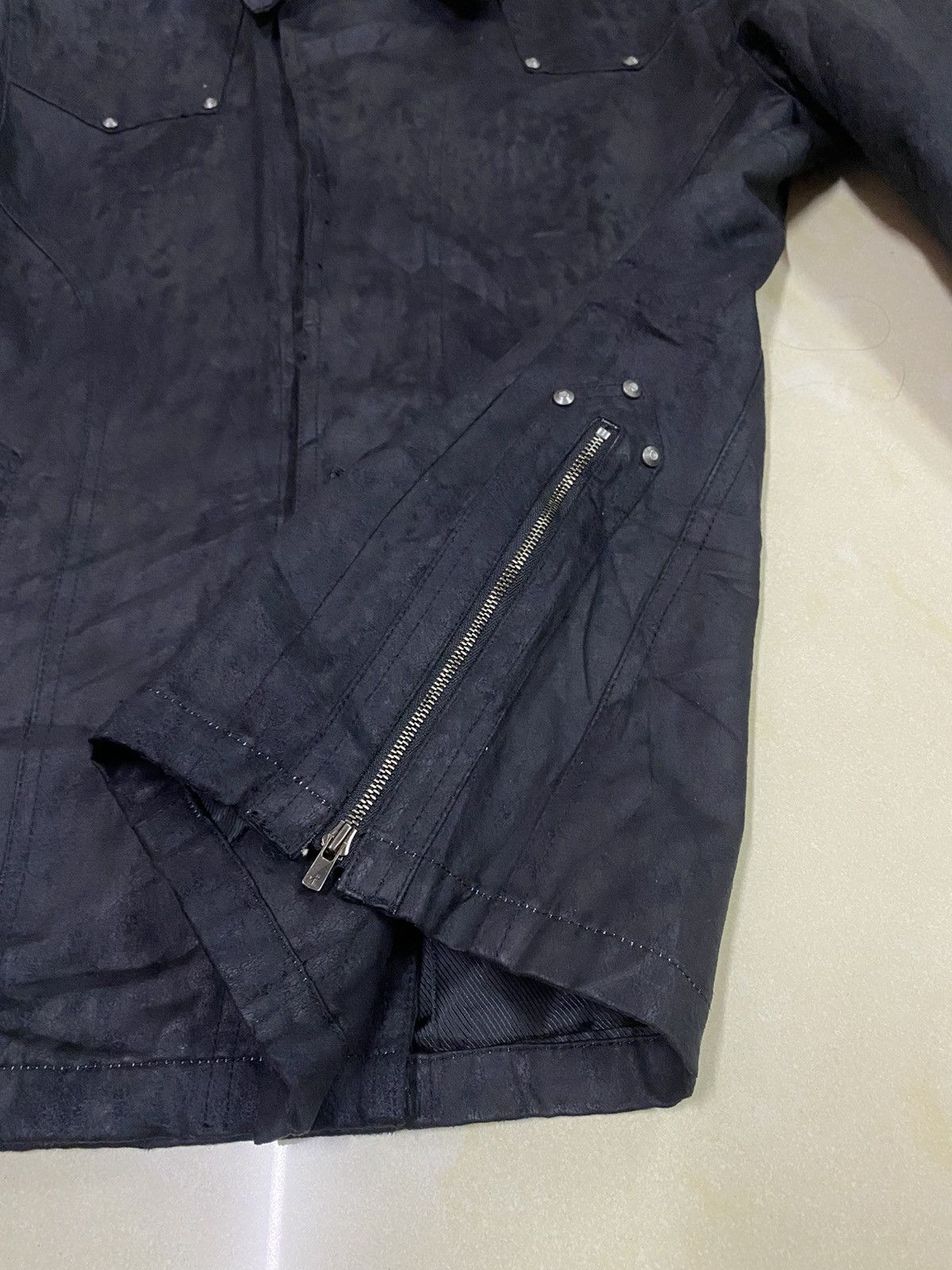 If Six Was Nine Schlussel Punk Bondage Suede Cotton Jacket Size US M / EU 48-50 / 2 - 5 Thumbnail