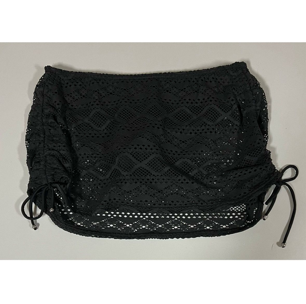 Freya Lingerie Freya Black Crochet Lace Swim Skirt Bikini Bottoms Size S 🖤 Size 27" / US 4 / IT 40 - 1 Thumbnail