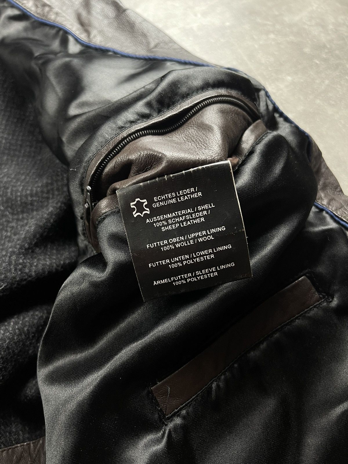 Genuine Leather Digel Quilted Genuine Dark Brown Leather Jacket Size 56 Size US XL / EU 56 / 4 - 12 Thumbnail
