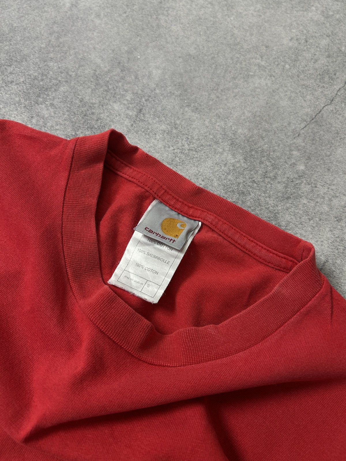 Carhartt Vintage Carhartt logo shirts red mens Size US S / EU 44-46 / 1 - 3 Thumbnail