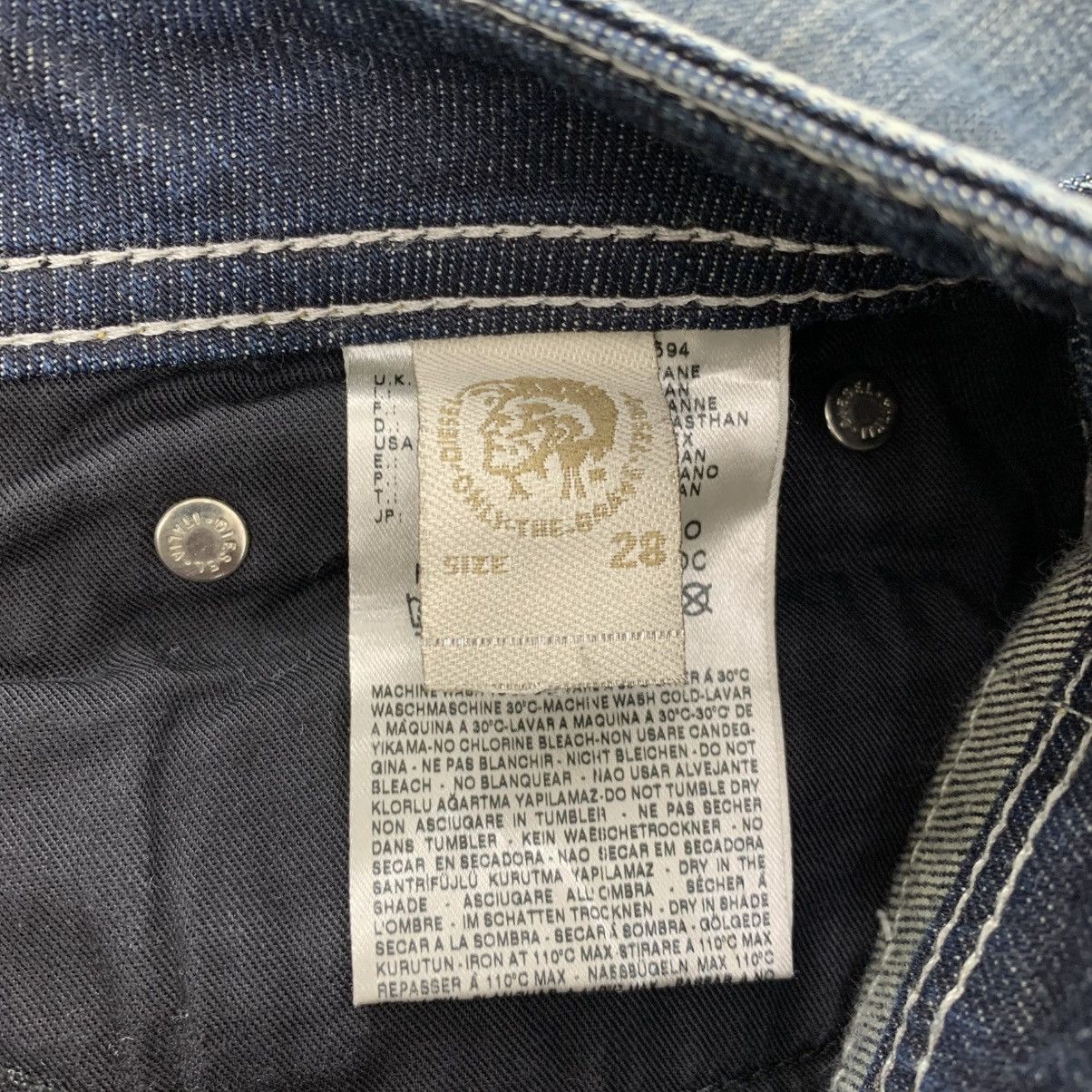 Diesel Industry 00’s Zathan Blue Washed Flared Jeans
