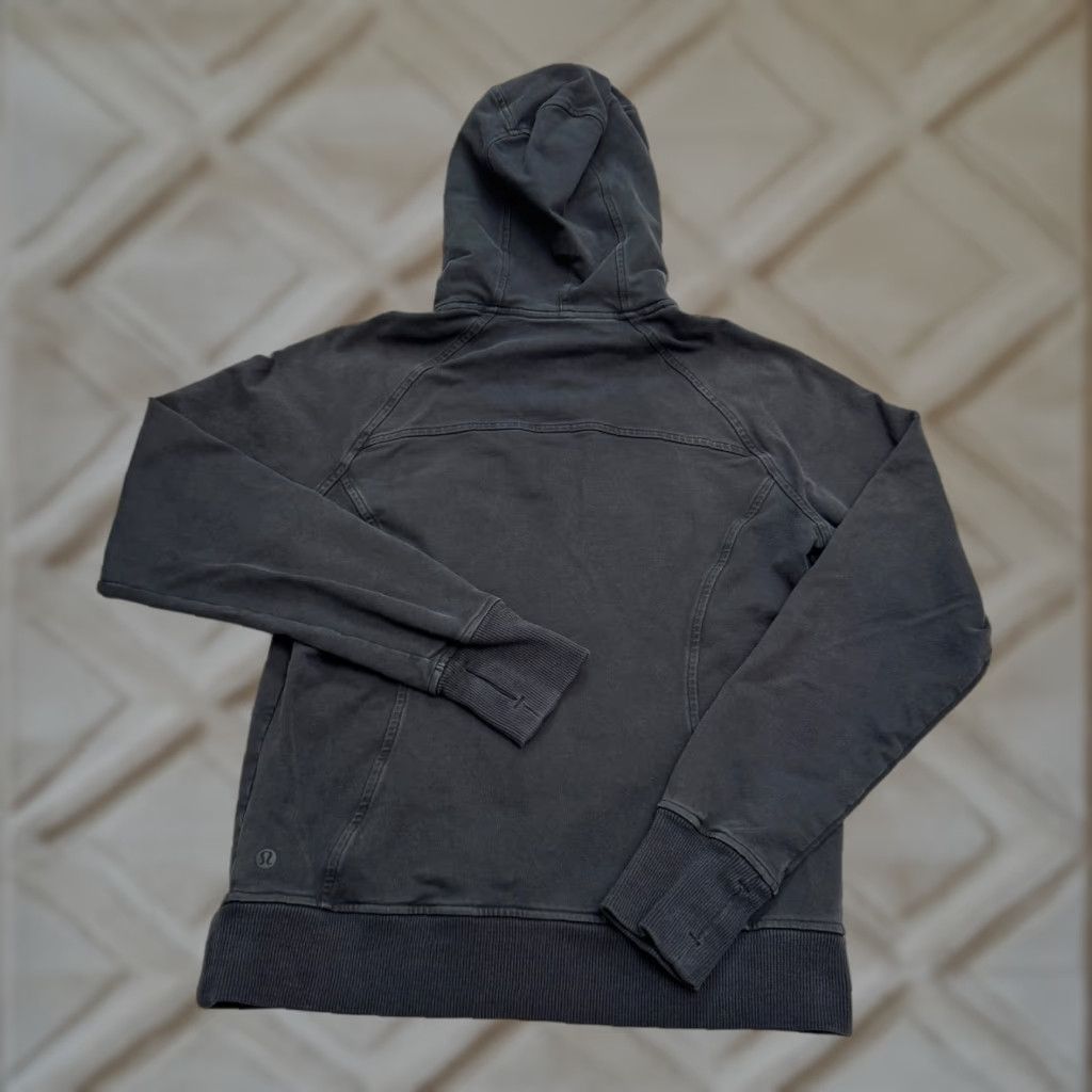 Lululemon Lululemon Scuba Pullover Hoodie Sweatshirt Womens 2 XXS Cotton Fleece Logo Black Raglan Sleeve PUllover Breathable Lightweight Hooded 2 Size XS / US 0-2 / IT 36-38 - 1 Thumbnail