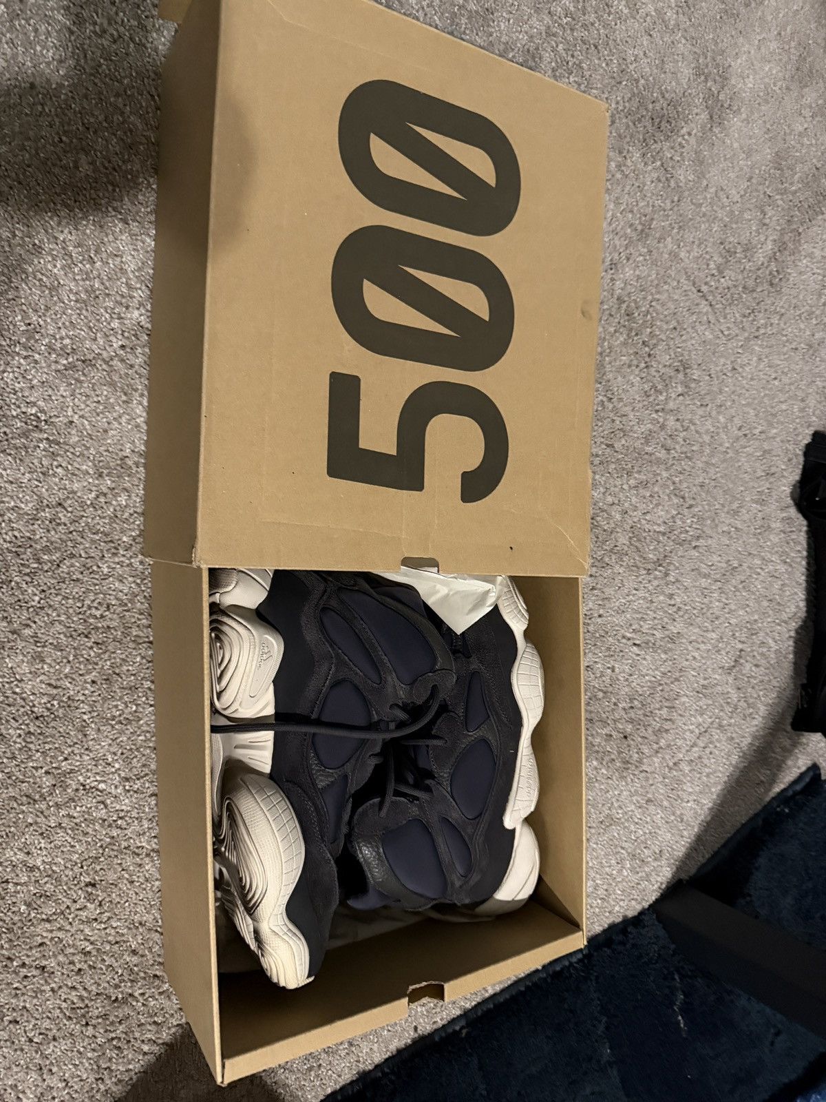Yeezy Yeezy 500 High Originals Blue 10.5 Size US 10.5 / EU 43-44 - 4 Thumbnail