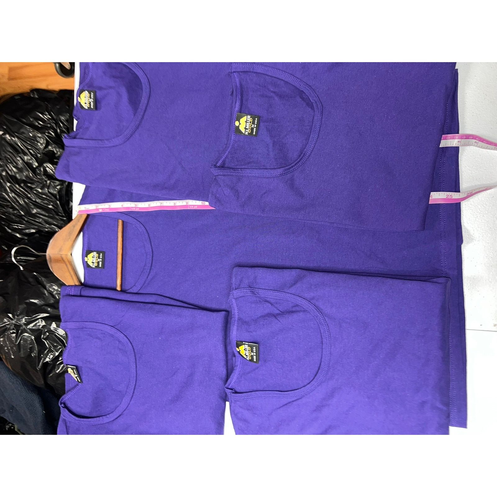 Vintage 90s Women's Vintage H.L. Miller Gold Purple Blank Shirt Top Size M / US 6-8 / IT 42-44 - 11 Thumbnail