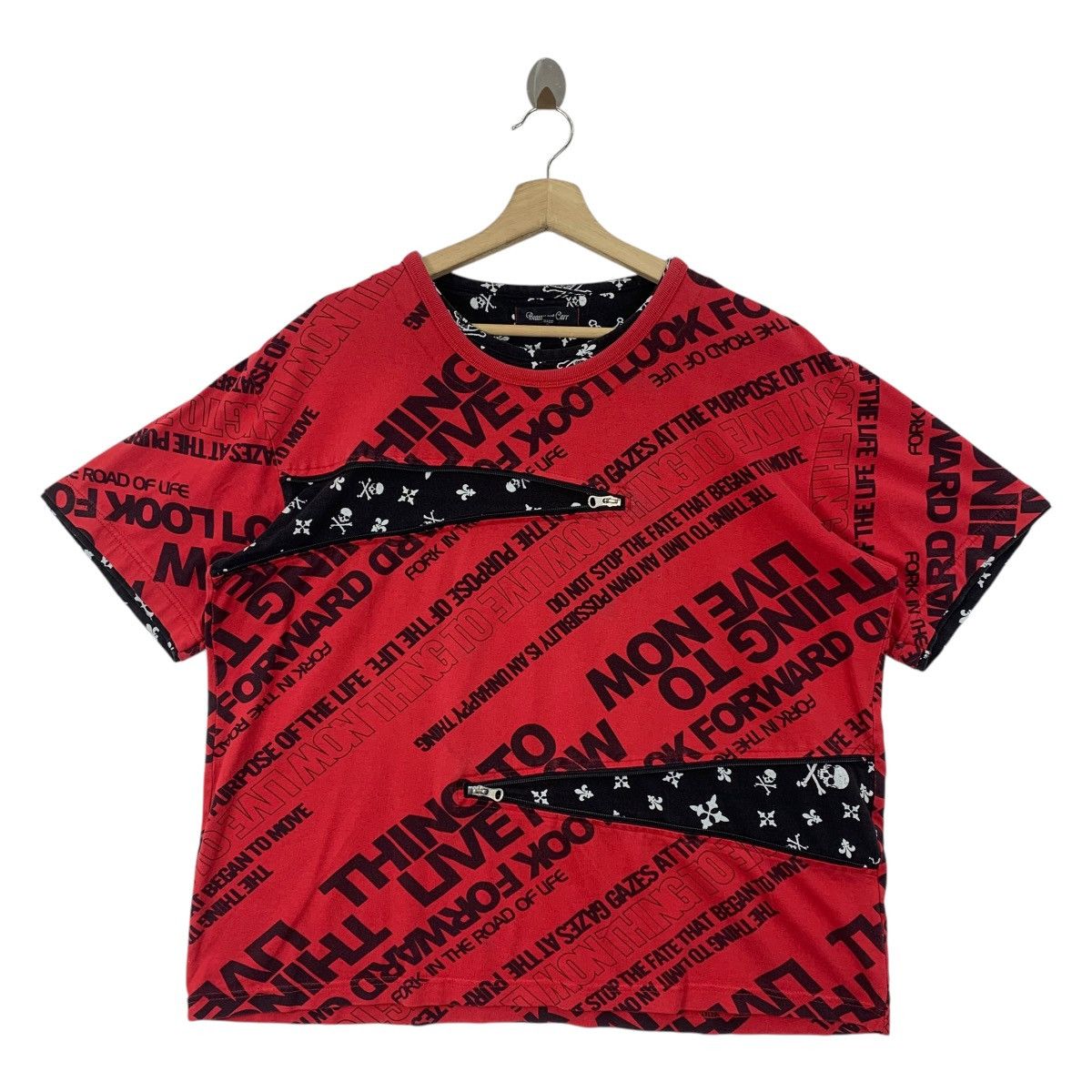 Japanese Brand × Seditionaries BEAUMONT CARR bondage zipper punk full print tee Size US XXL / EU 58 / 5 - 1 Thumbnail