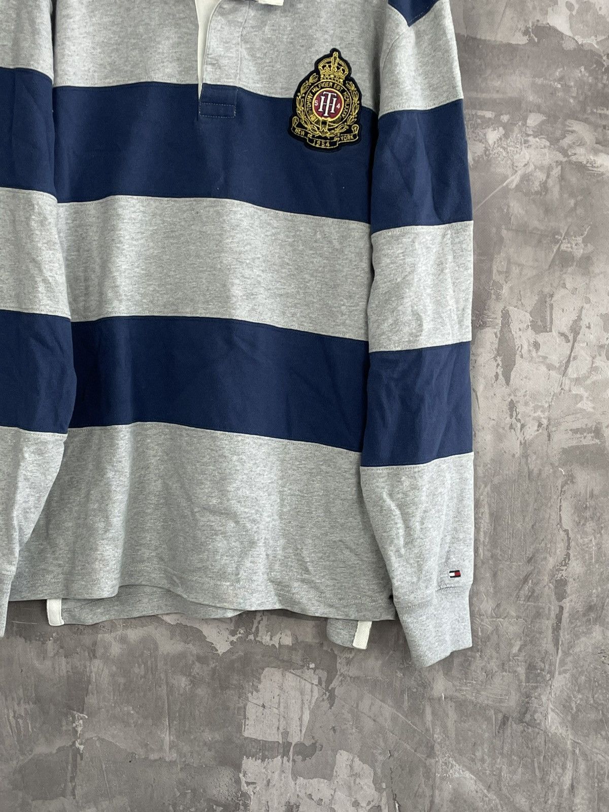Tommy Hilfiger Vintage Tommy Hilfiger Rugby Longsleeve Shirt Y2K Size US XL / EU 56 / 4 - 6 Thumbnail