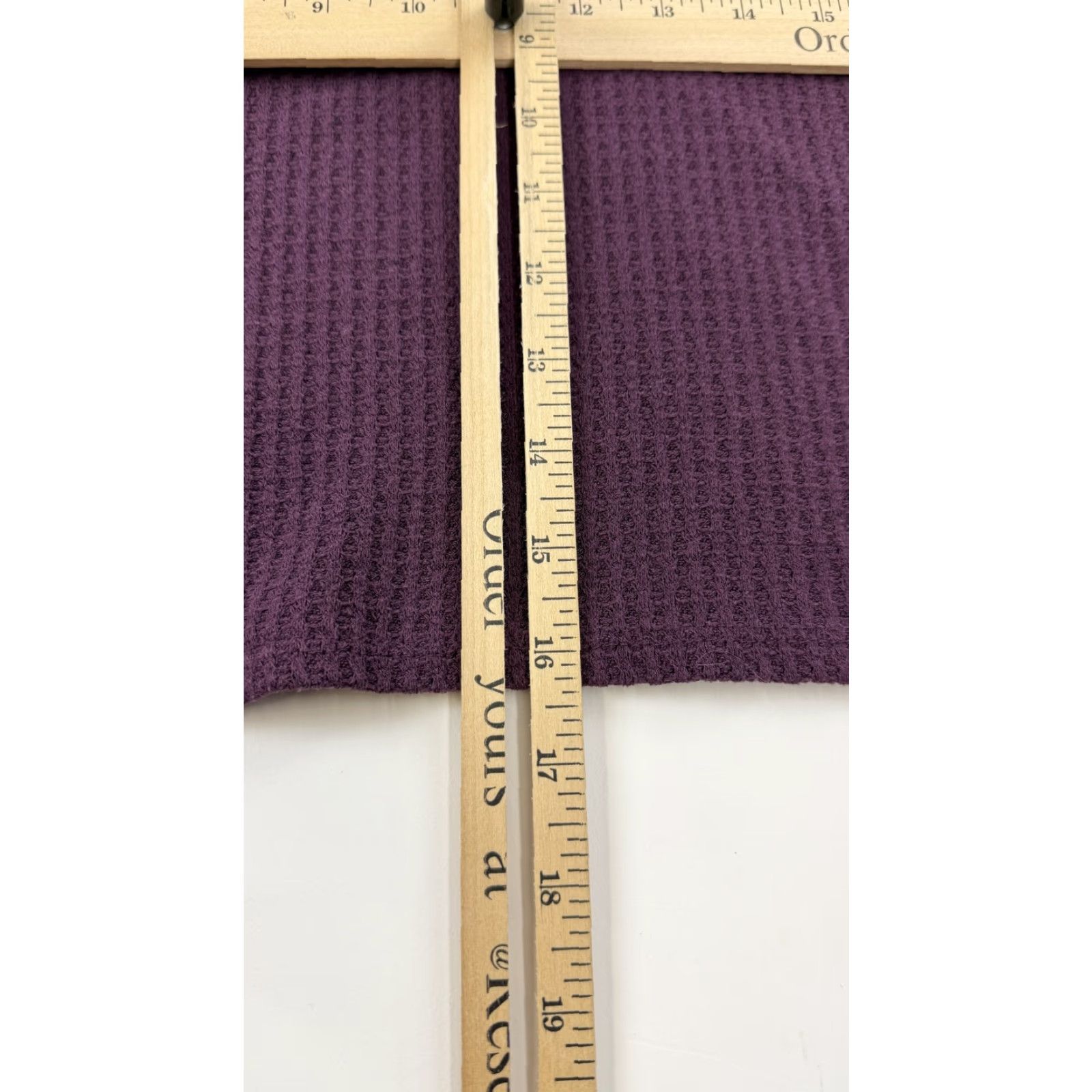Vintage Paper Crane Shirt Womens Small Purple Waffle Knit Hooded Pullover Soft Lounge Size S / US 4 / IT 40 - 6 Thumbnail