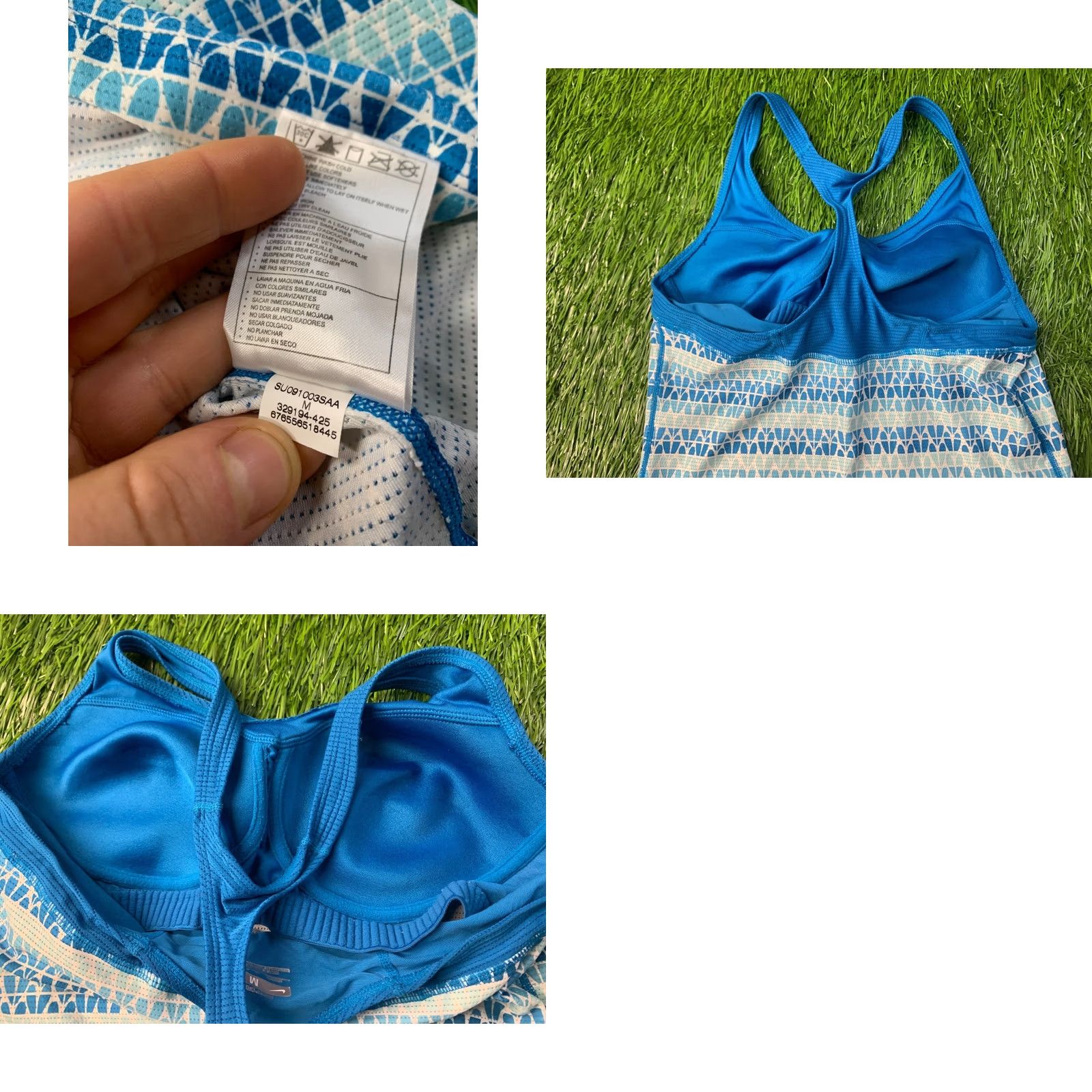 Nike NIKE FITDRY ORIGINAL 2009 WOMEN VEST SLEEveless SHIRT JERSEY SIZE M BLUE Training Size M / US 6-8 / IT 42-44 - 8 Thumbnail