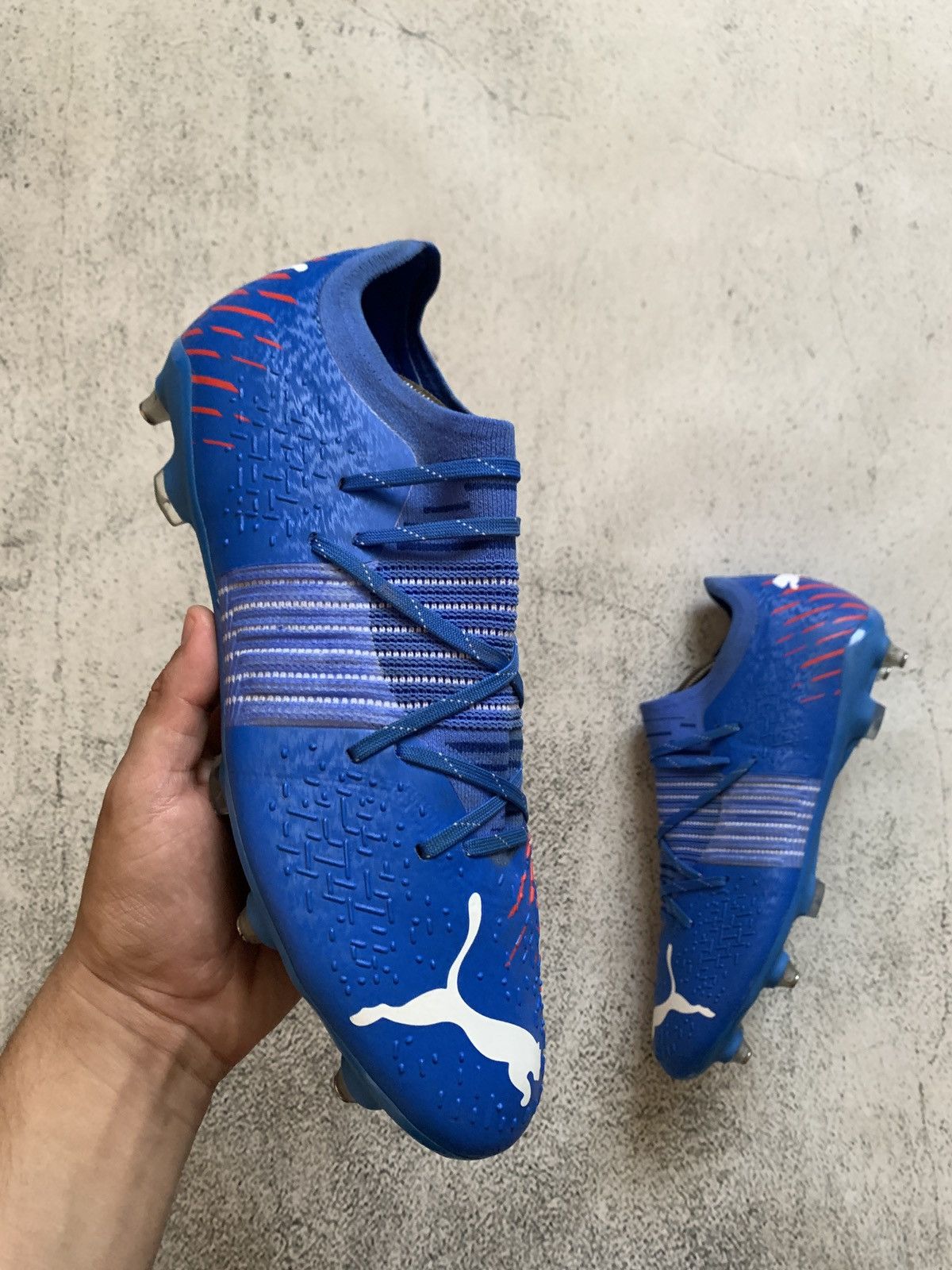 Puma Puma Future Z 1.2 FG/AG Neymar Blue Soccer Cleats Size US 11.5 / EU 44-45 - 1 Thumbnail