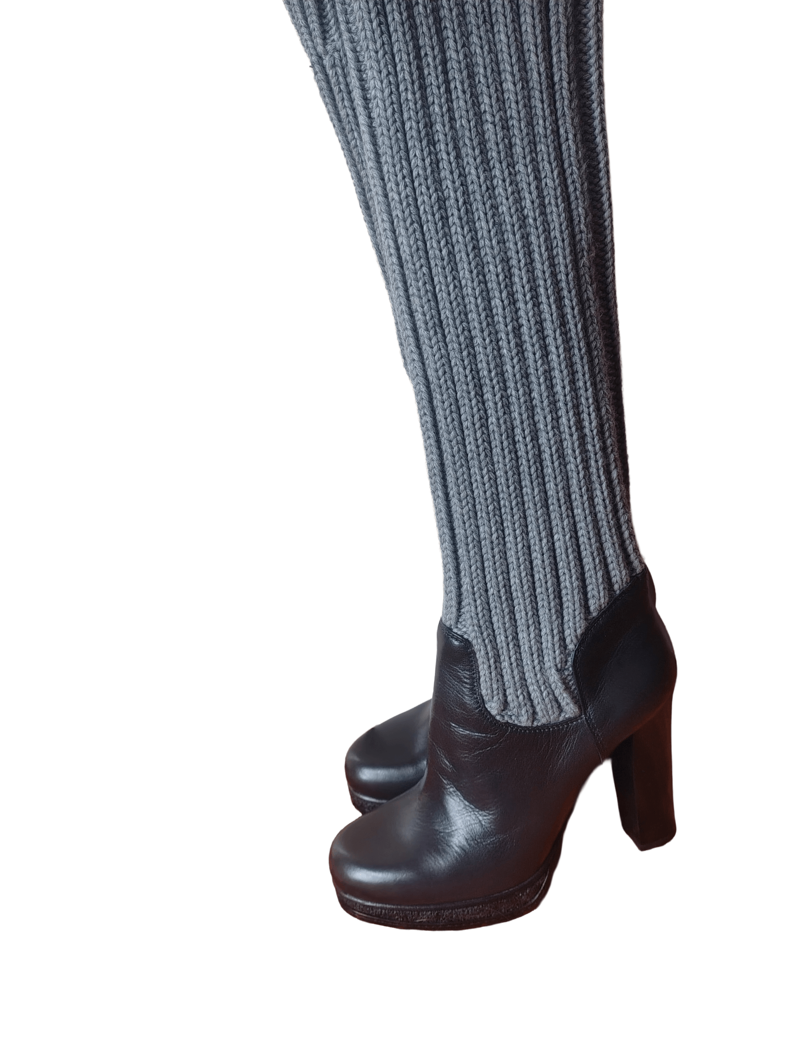 Dolce & Gabbana Vintage Dolce and Gabbana Sock Heel Boots Size US 7 / IT 37 - 2 Thumbnail