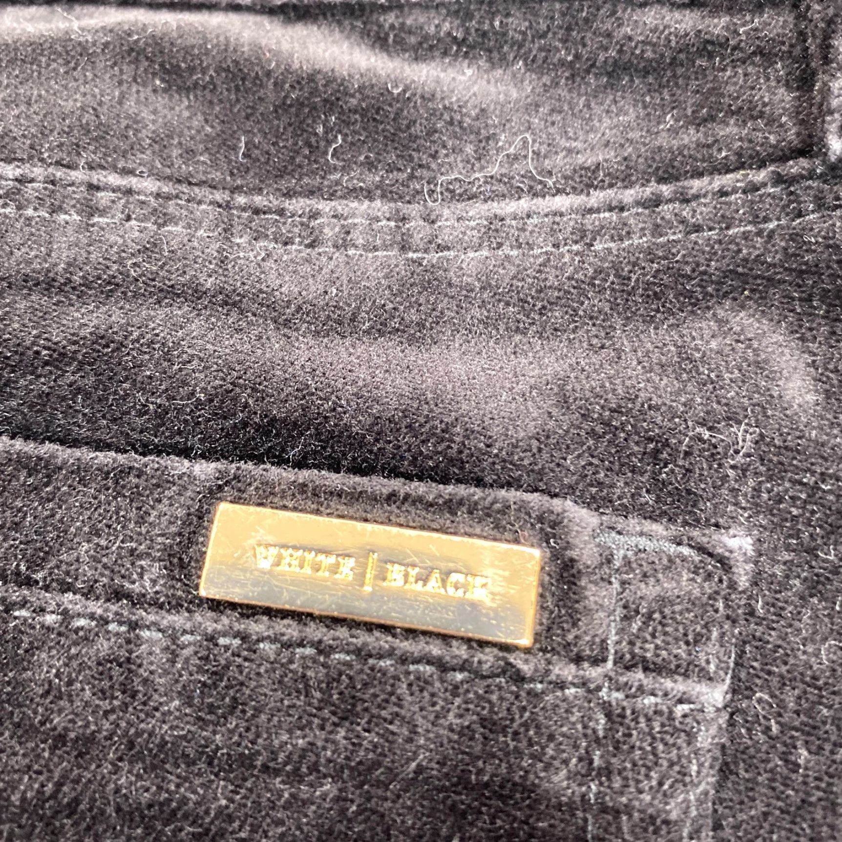 White House Black Market White House Black Market Jeans Womens 0R Black Corduroy Skinny Ankle Zip Stretch Size 25" / US 0 / IT 36 - 3 Thumbnail