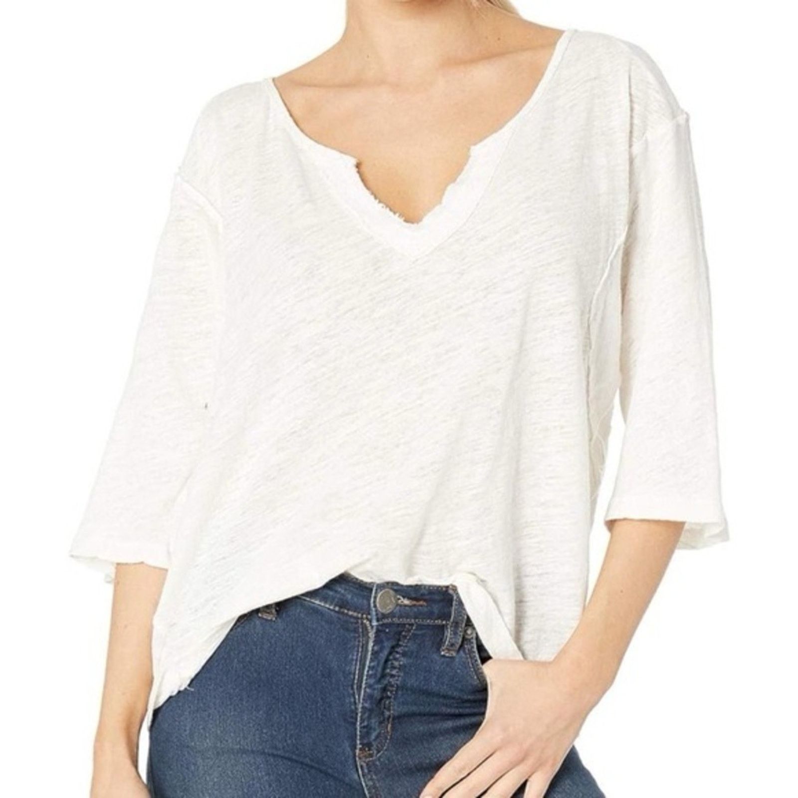 Free People Free People We The Free Head In The Clouds Top Womens Large Size L / US 10 / IT 46 - 3 Thumbnail