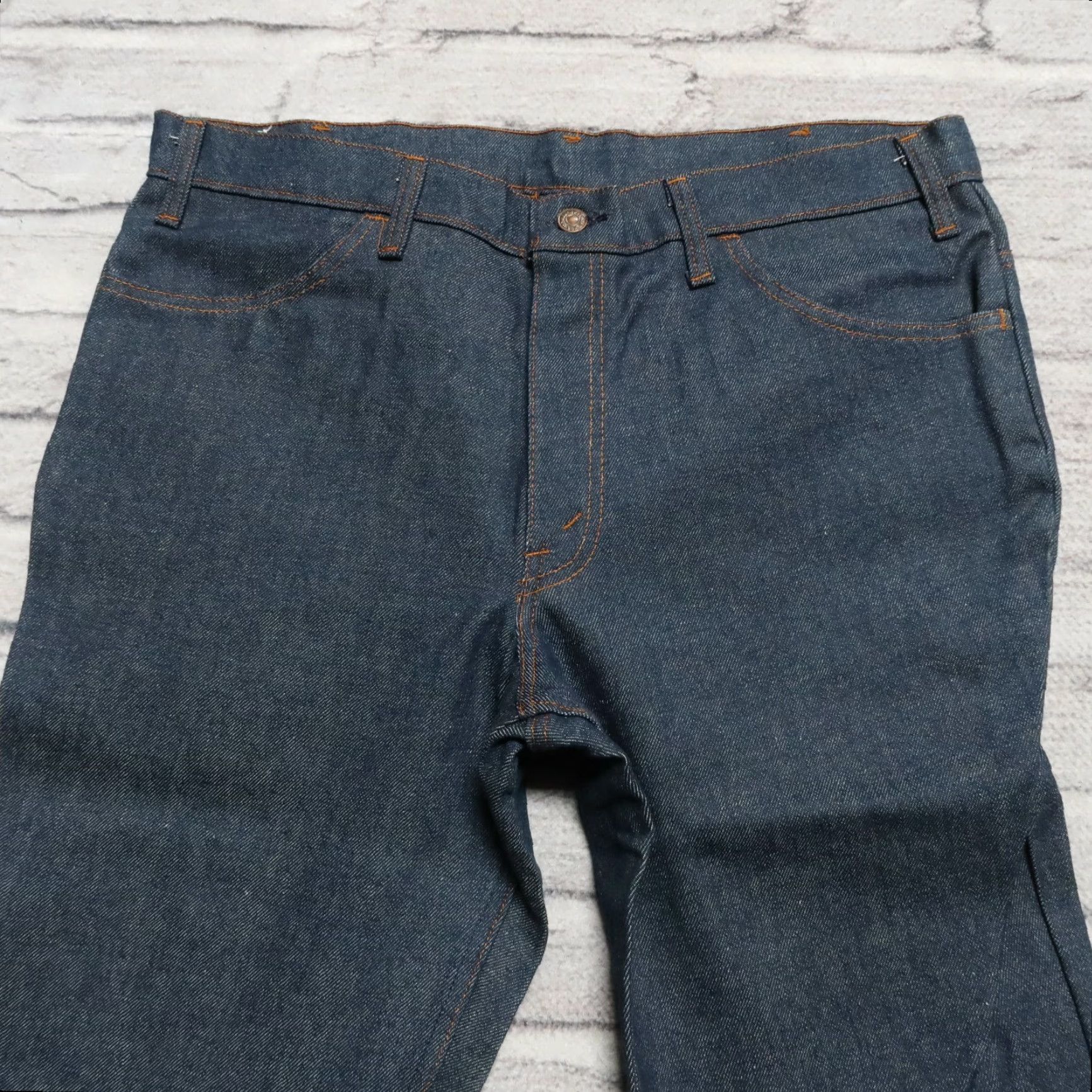 Levi's VINTAGE Levi's 684 Jeans Denim 38 Adult Men Big Bell Bottoms USA Orange Tab 70s Raw 14" leg opening 33" inseam Size US 38 / EU 54 - 5 Thumbnail