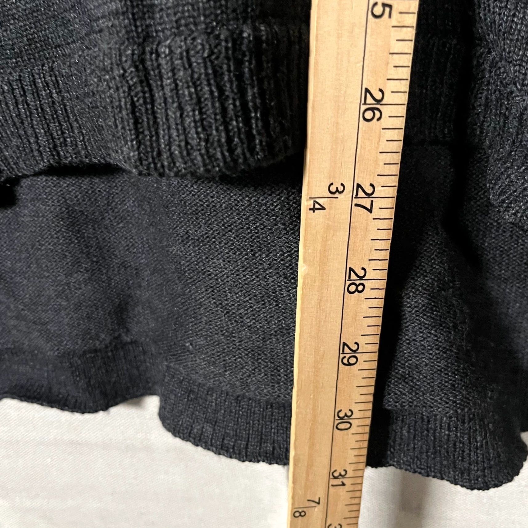 Eileen Fisher VINTAGE Eileen Fisher Cardigan Shirt Womens Medium Charcoal Grey Italian Yarn Knit Cowl Neck Oversized Pockets Size M / US 6-8 / IT 42-44 - 6 Thumbnail