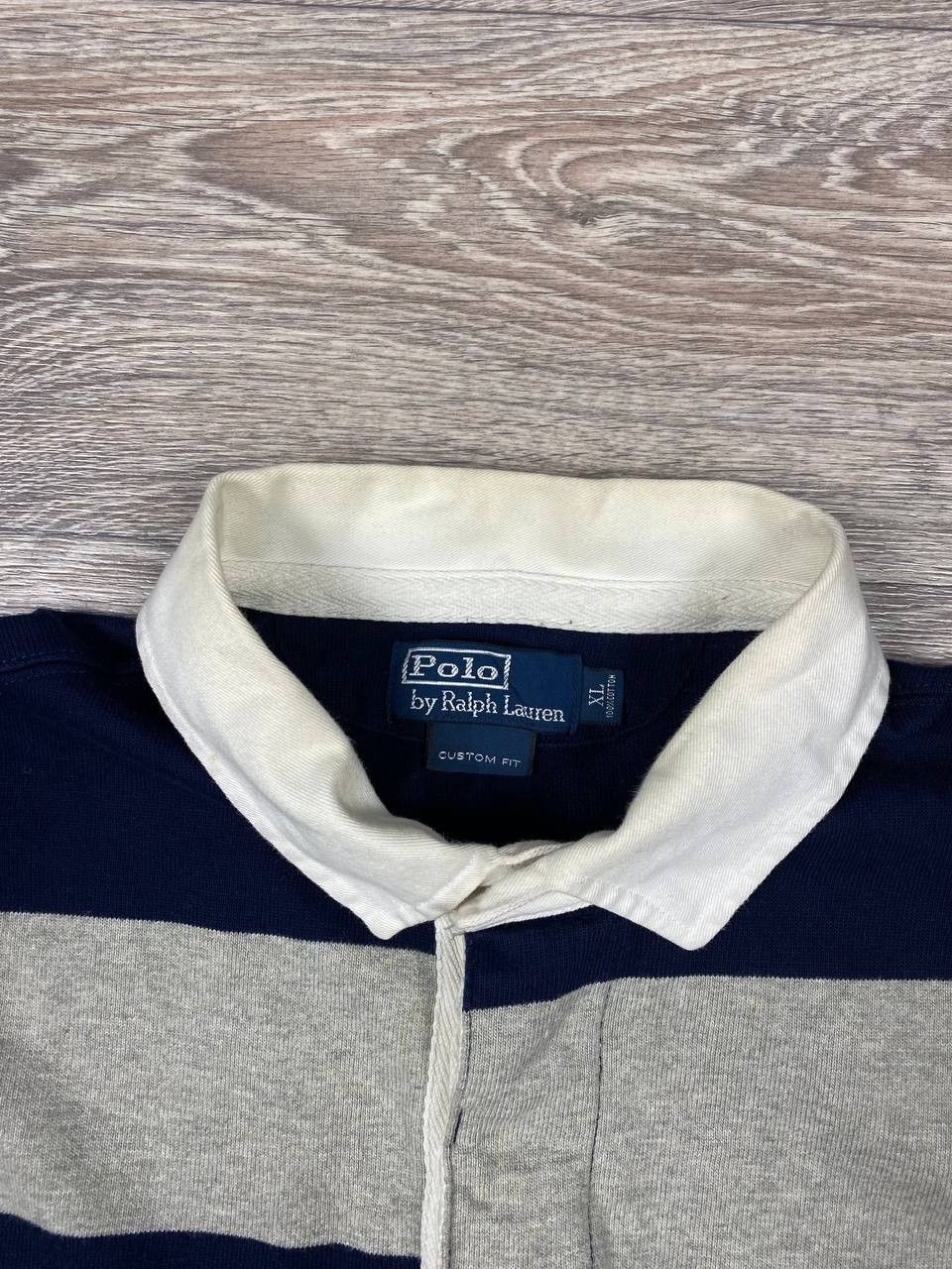 Polo Ralph Lauren × Vintage Rare Vintage Striped Long-Sleeve Polo Ralph Lauren Size XL Size US XL / EU 56 / 4 - 3 Thumbnail