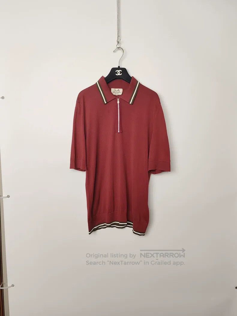 Hermes Hermes Men's Knit Polo Shirt Size US S / EU 44-46 / 1 - 1 Thumbnail