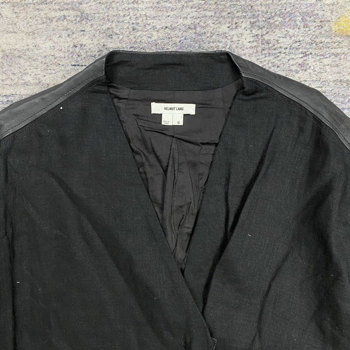 Helmut Lang Helmut lang outer jacket mix leather Size US S / EU 44-46 / 1 - 5 Thumbnail