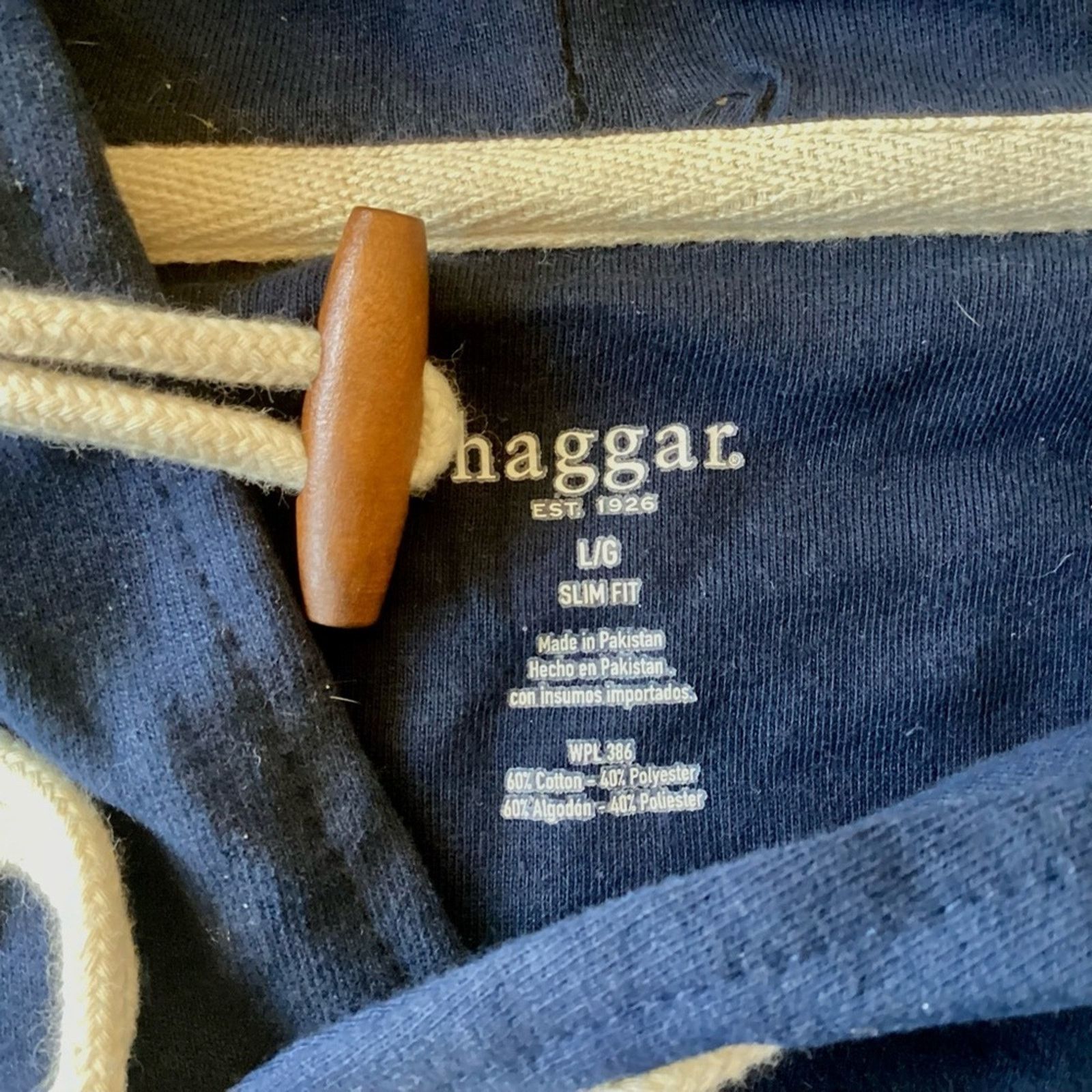 Haggar Haggar Pullover French Terry Fleece Hoodie Sweatshirt Size US L / EU 52-54 / 3 - 3 Thumbnail