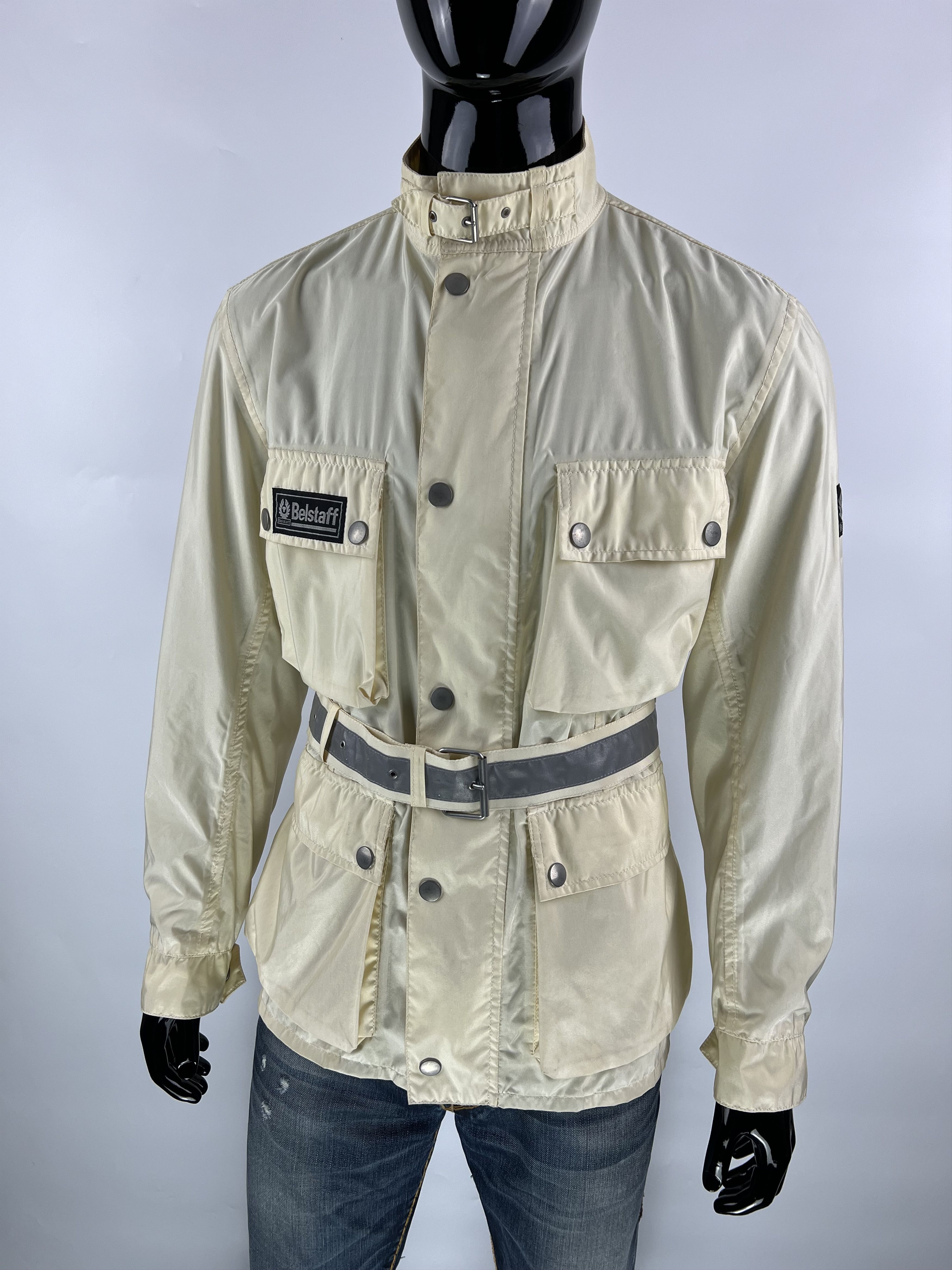 Belstaff × Vintage Vintage Belstaff Motorcycle Nylon Belted Jacket Size US L / EU 52-54 / 3 - 1 Thumbnail