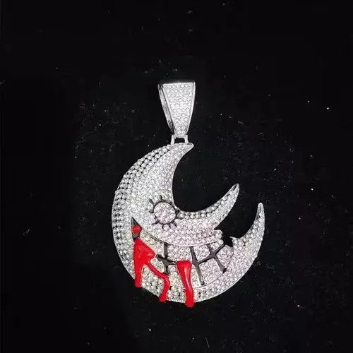 VIBE 18" Twisted Chain Moon Pendant Necklaces🔥🔥🔥 Size ONE SIZE - 4 Thumbnail