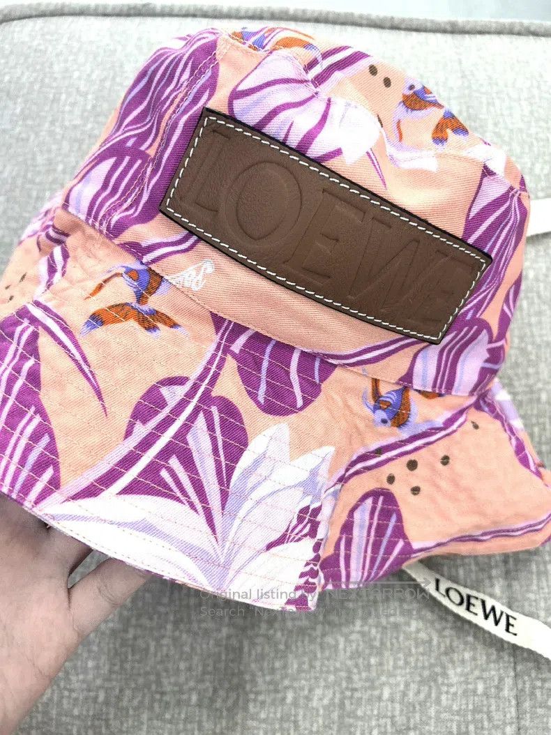 Loewe Loewe Lotus Sun遮阳Printed Fisherman Hat Size ONE SIZE - 2 Thumbnail