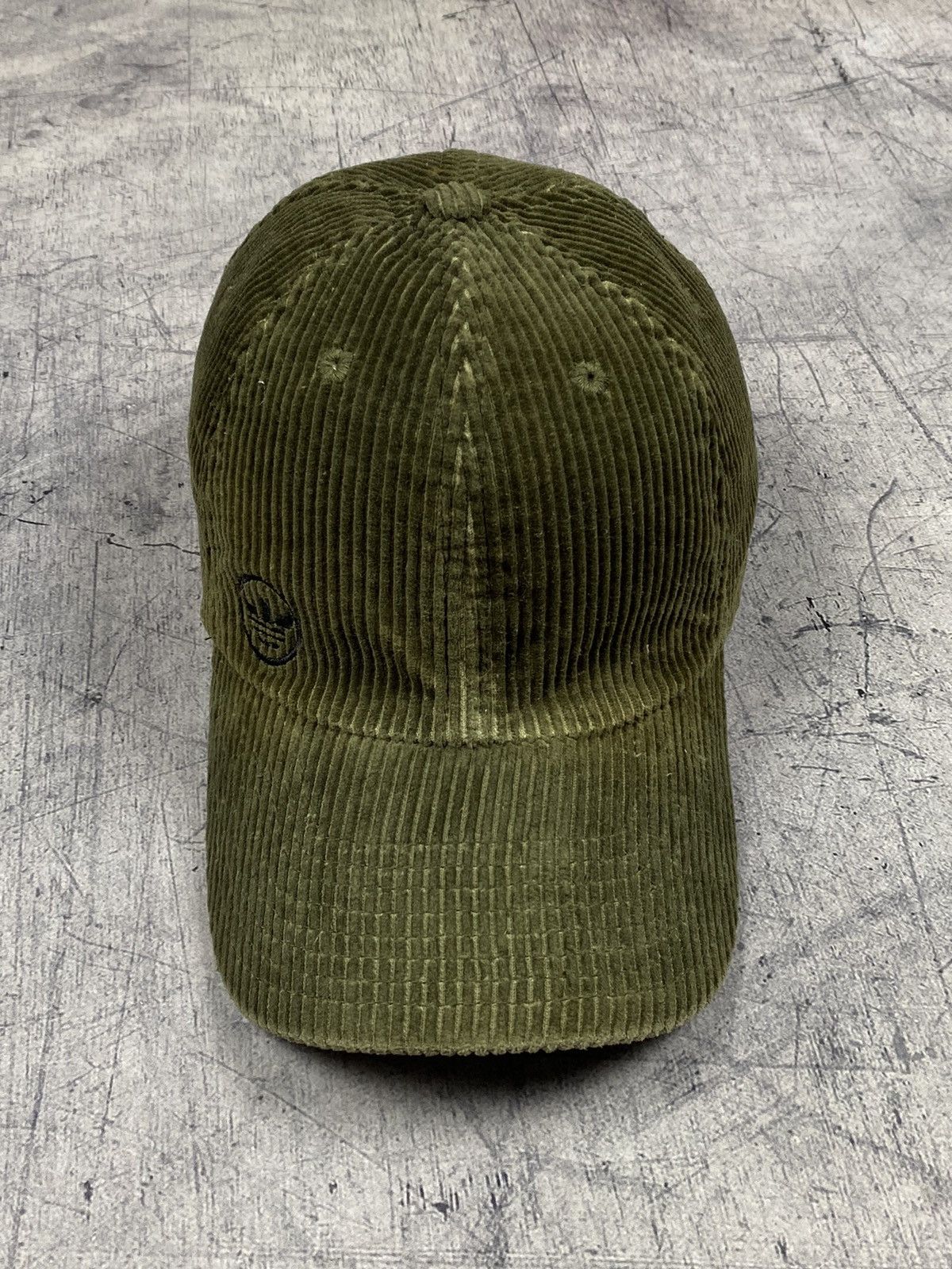 Adidas × Vintage Rare Vintage 00s Adidas Corduroy Logo Cap y2k og crazy mad Size ONE SIZE - 3 Thumbnail