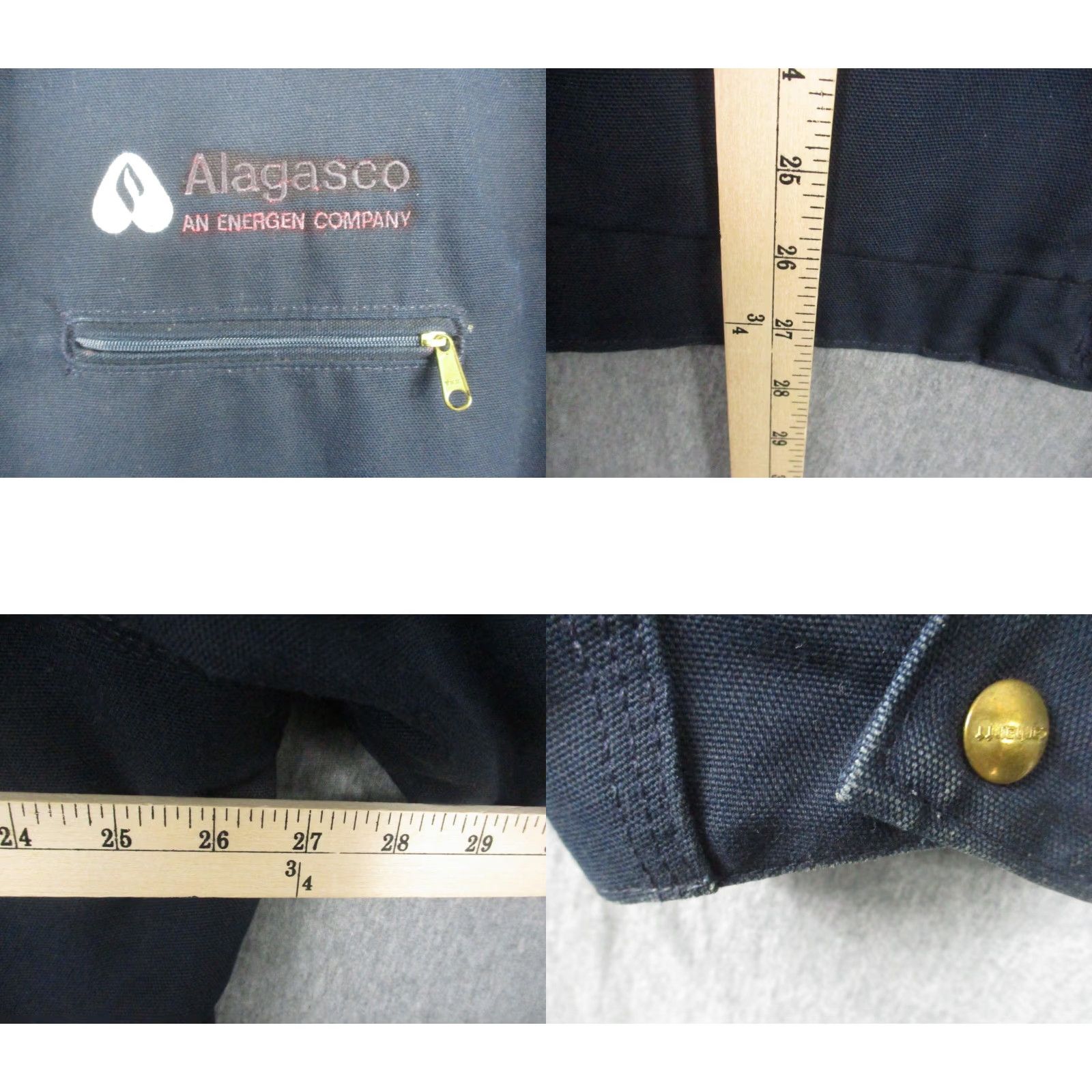 Carhartt VINTAGE Carhartt Jacket Blanket Lined Detroit J209 USA Navy Blue Mens XL City USA Blue Jacket Size US XL / EU 56 / 4 - 8 Thumbnail