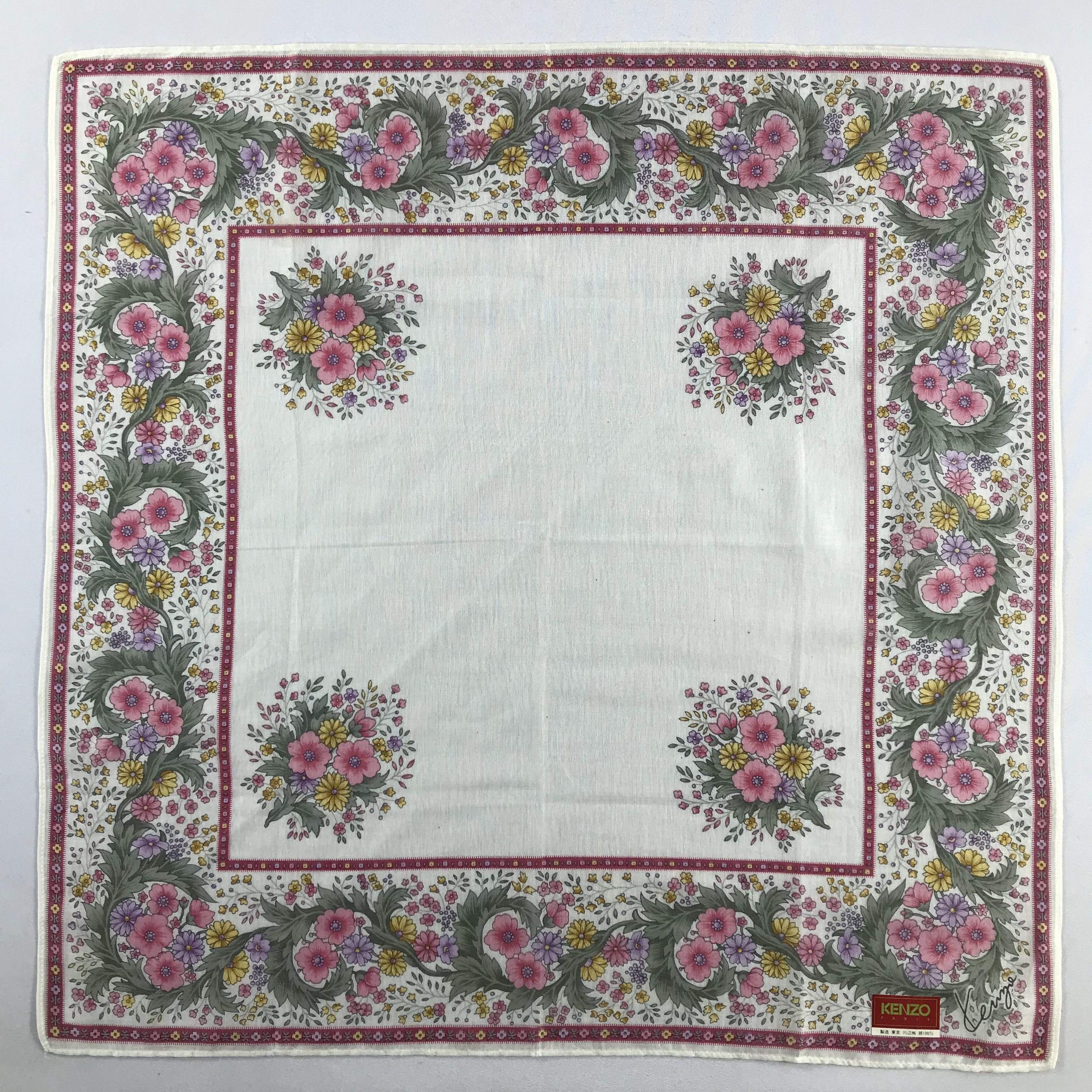 Kenzo Kenzo Handkerchief / Bandana / Neckerchief C673 Size ONE SIZE - 3 Thumbnail