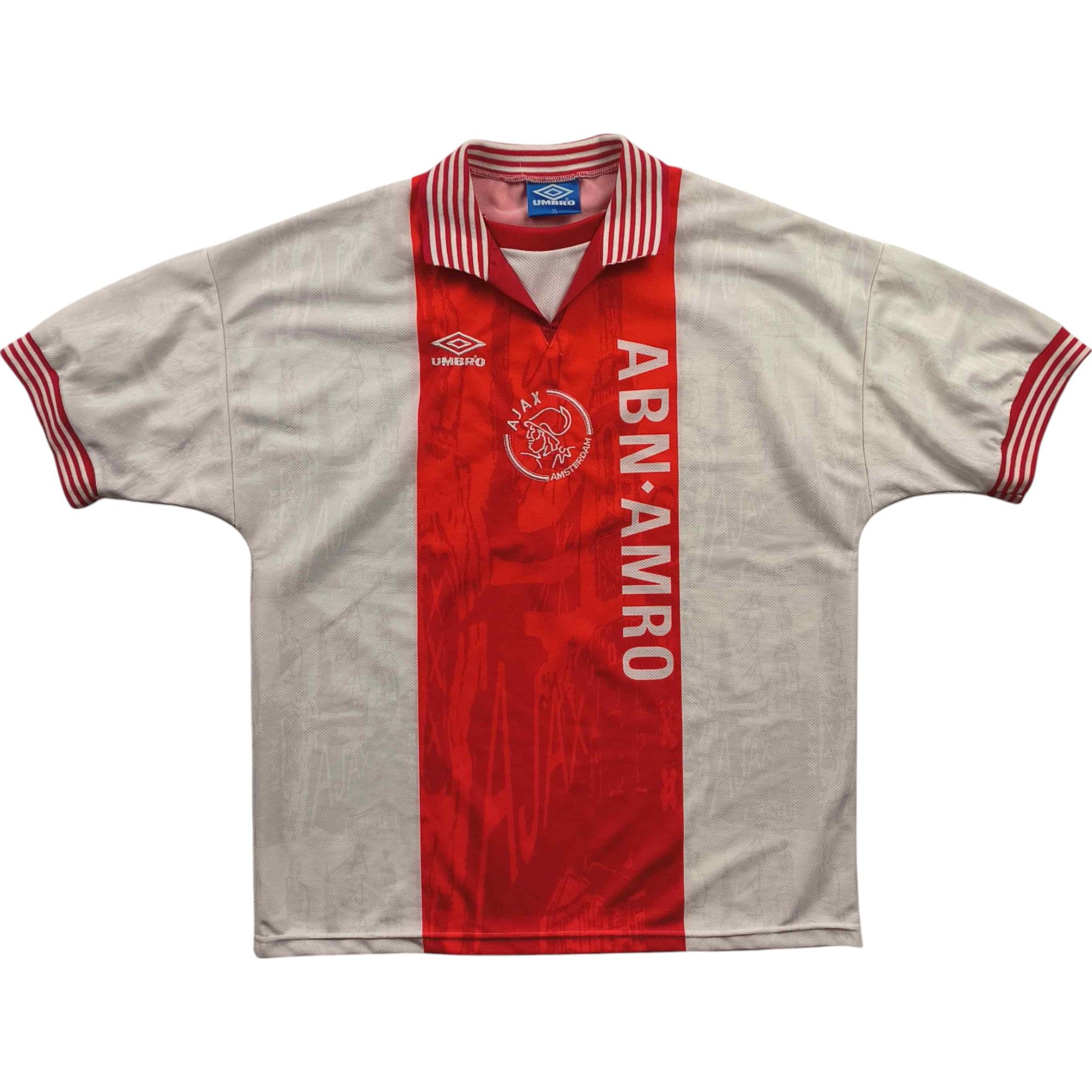 Umbro Ajax Amsterdam 1996-97 Umbro home football jersey size XL Size US XL / EU 56 / 4 - 1 Thumbnail