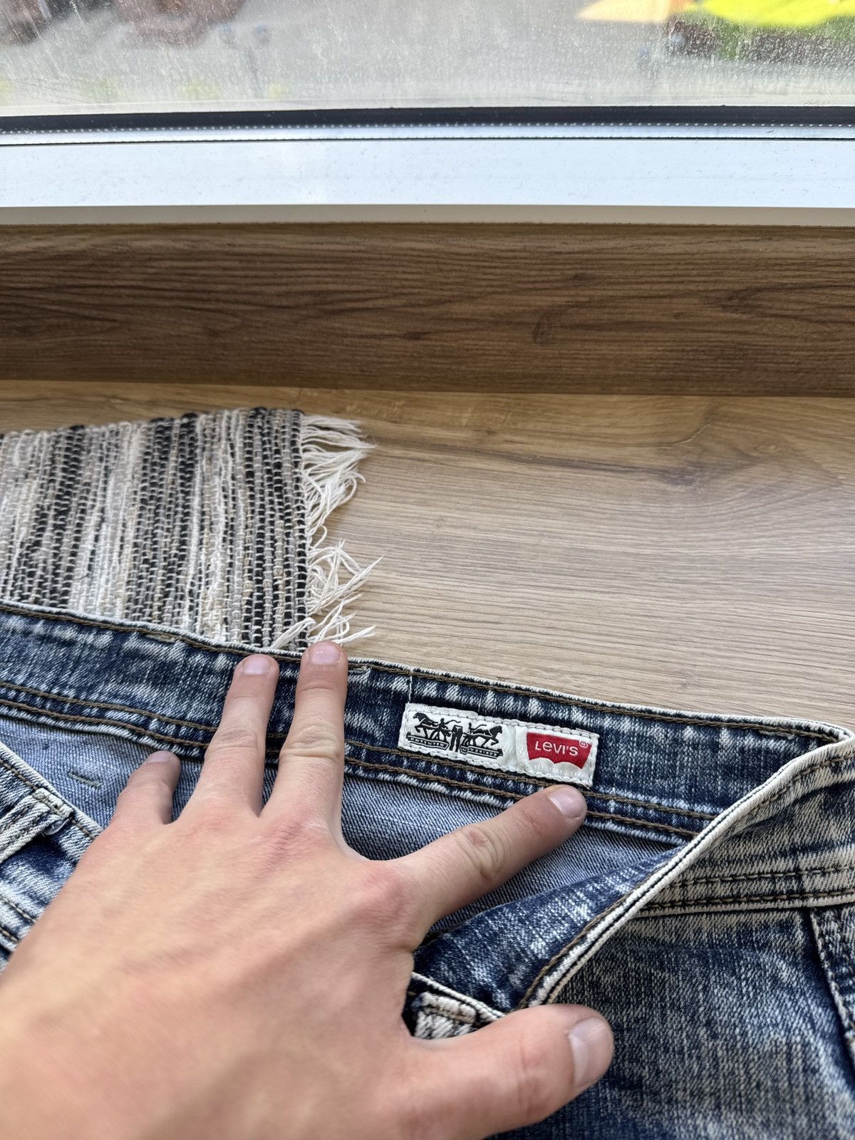 Levi's × Vintage Vintage Levis 513 washed distressed denim Pants Size US 34 / EU 50 - 9 Thumbnail