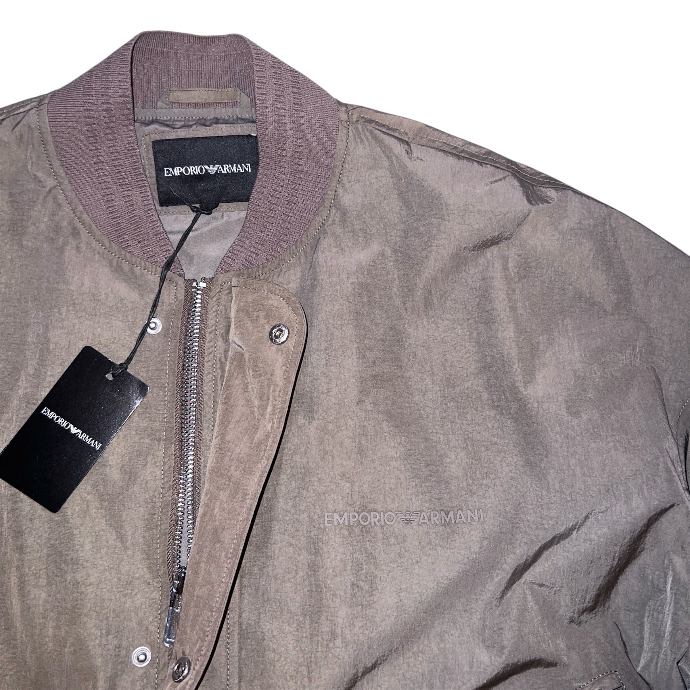 Emporio Armani $1350 EMPORIO ARMANI All-weather blouson Khaki 52 Size US L / EU 52-54 / 3 - 2 Thumbnail