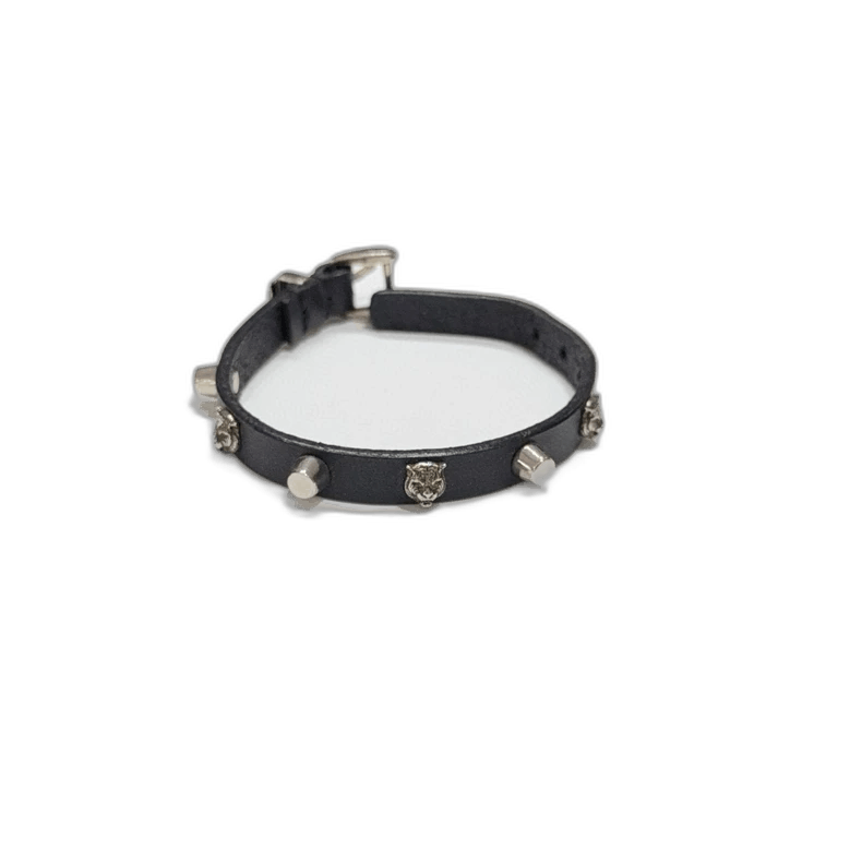 Gucci gucci black leather bracelet Size ONE SIZE - 1 Thumbnail