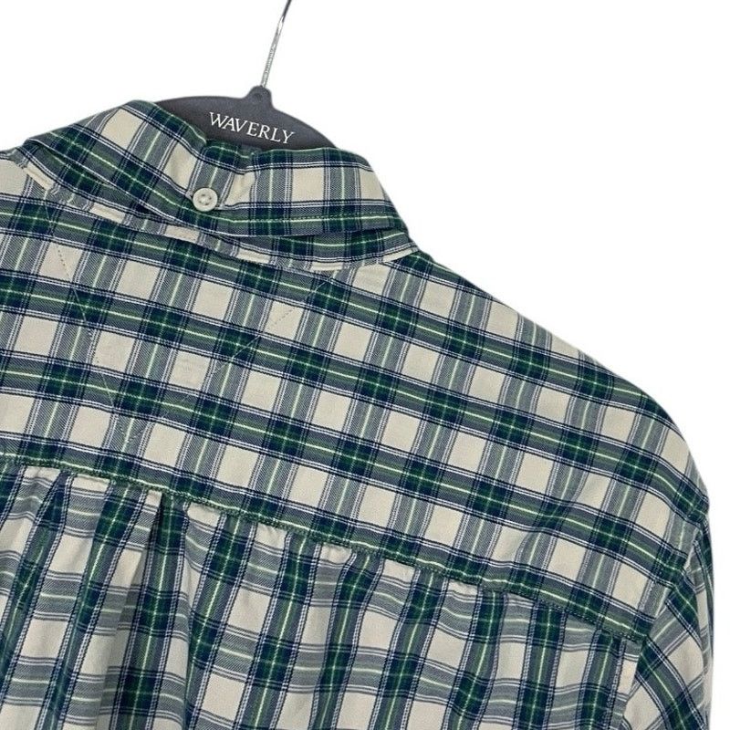 Tommy Hilfiger Tommy Hilfiger Mens Green & Blue Plaid Button Down Shirt Size US M / EU 48-50 / 2 - 6 Thumbnail