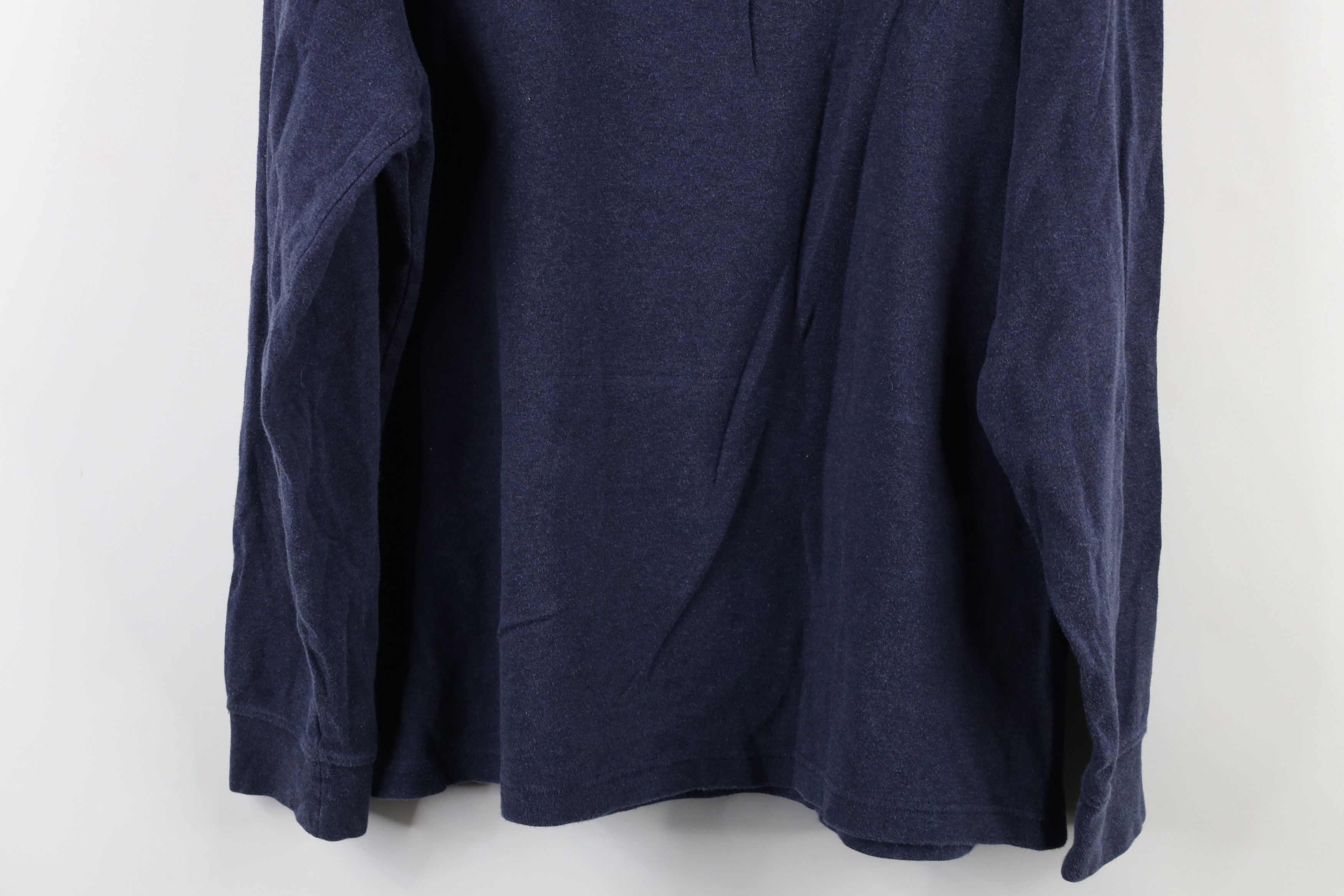 Lands' End × Vintage Vintage 90s Lands End Long Sleeve Turtleneck T-Shirt Blue Size US L / EU 52-54 / 3 - 9 Thumbnail
