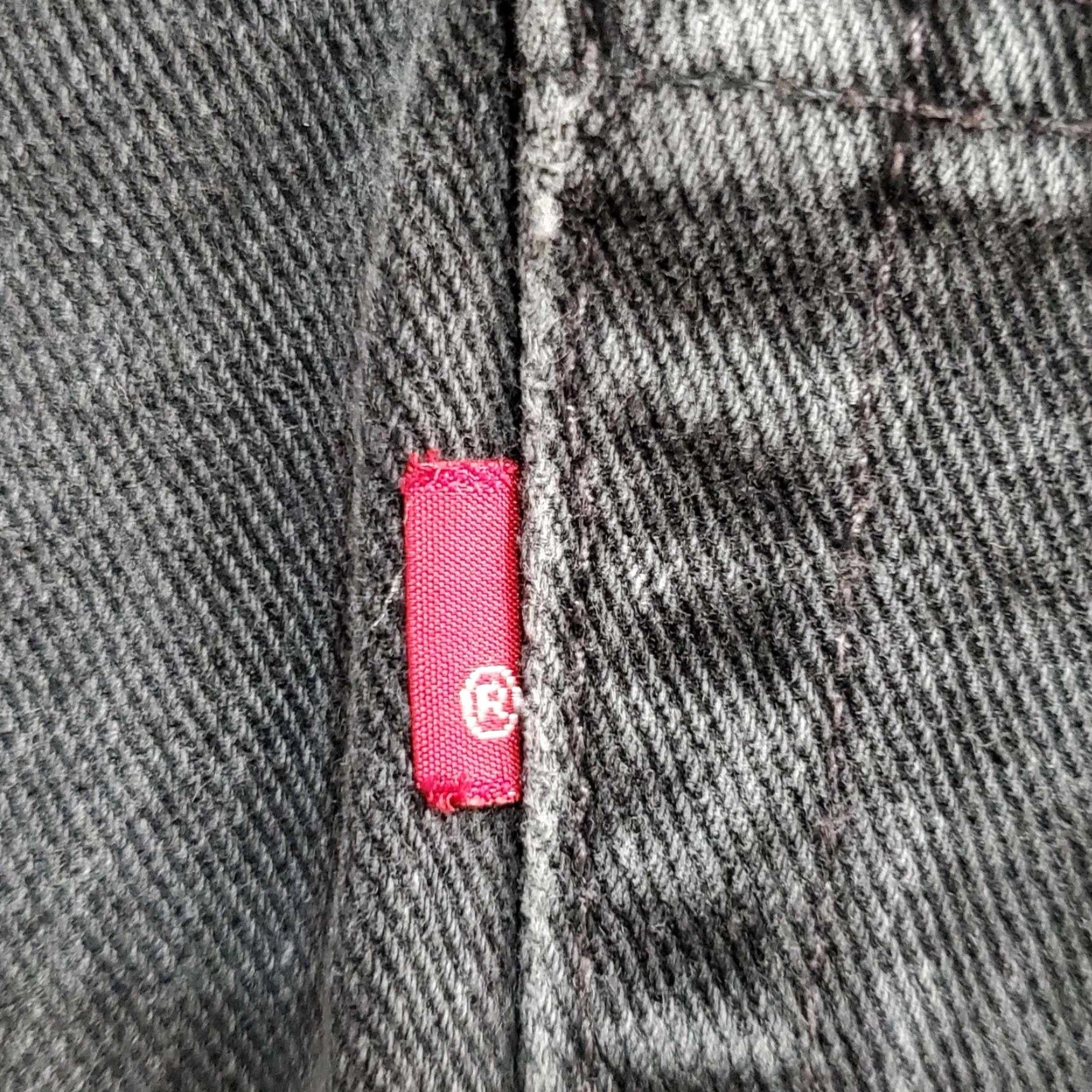 Levi's VINTAGE Levi's 550 Jeans Men 34 x 32 Black Straight Regular Size US 34 / EU 50 - 6 Thumbnail