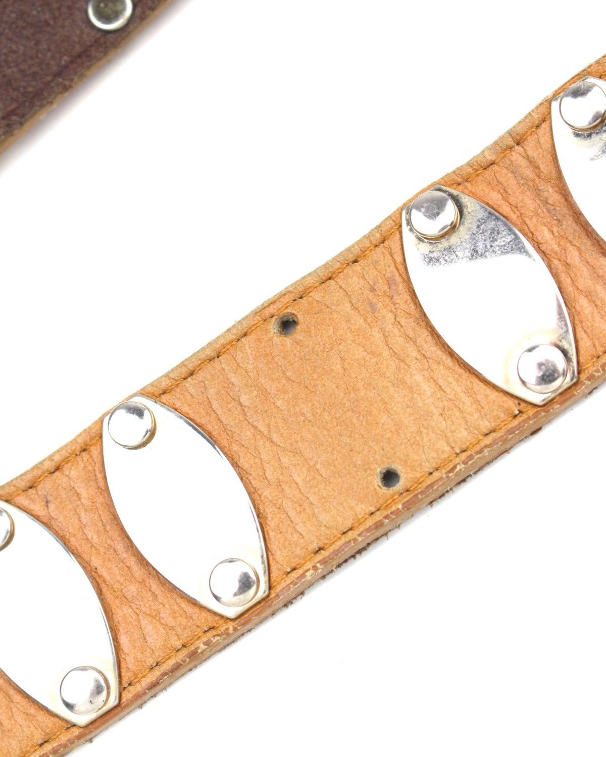 Hysteric Glamour 2000S JAPANESE MADE PUNK METAL STUDDED LEATHER BELT Size ONE SIZE - 7 Thumbnail