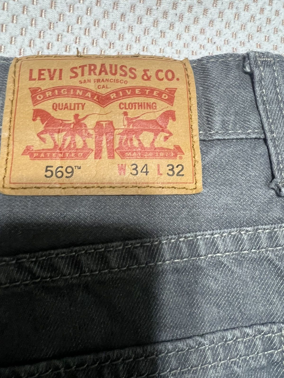 Levi's Grey Levi 569 baggy jeans Size US 34 / EU 50 - 3 Thumbnail