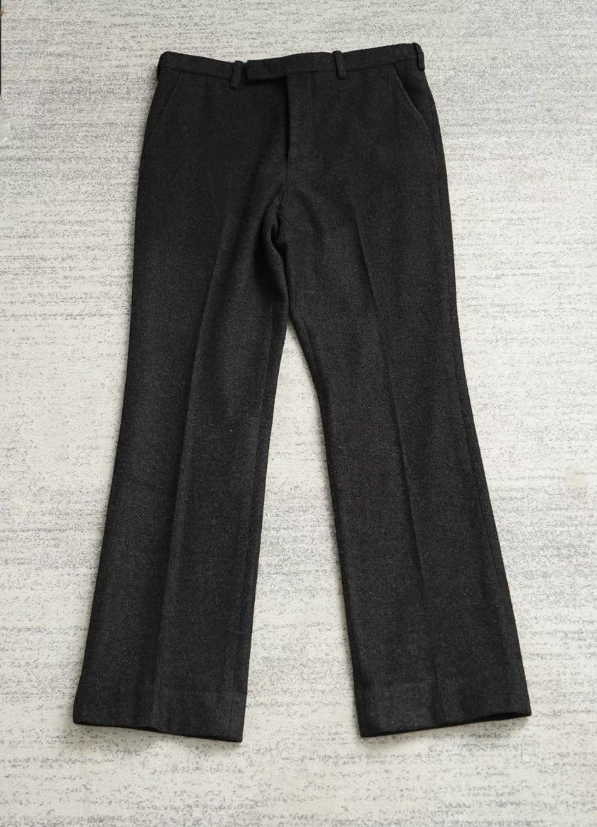 Lad Musician Lad Musician Autumn/Winter Wool Pleated Suit Pants Size 28" / US 6 / IT 42 - 2 Thumbnail