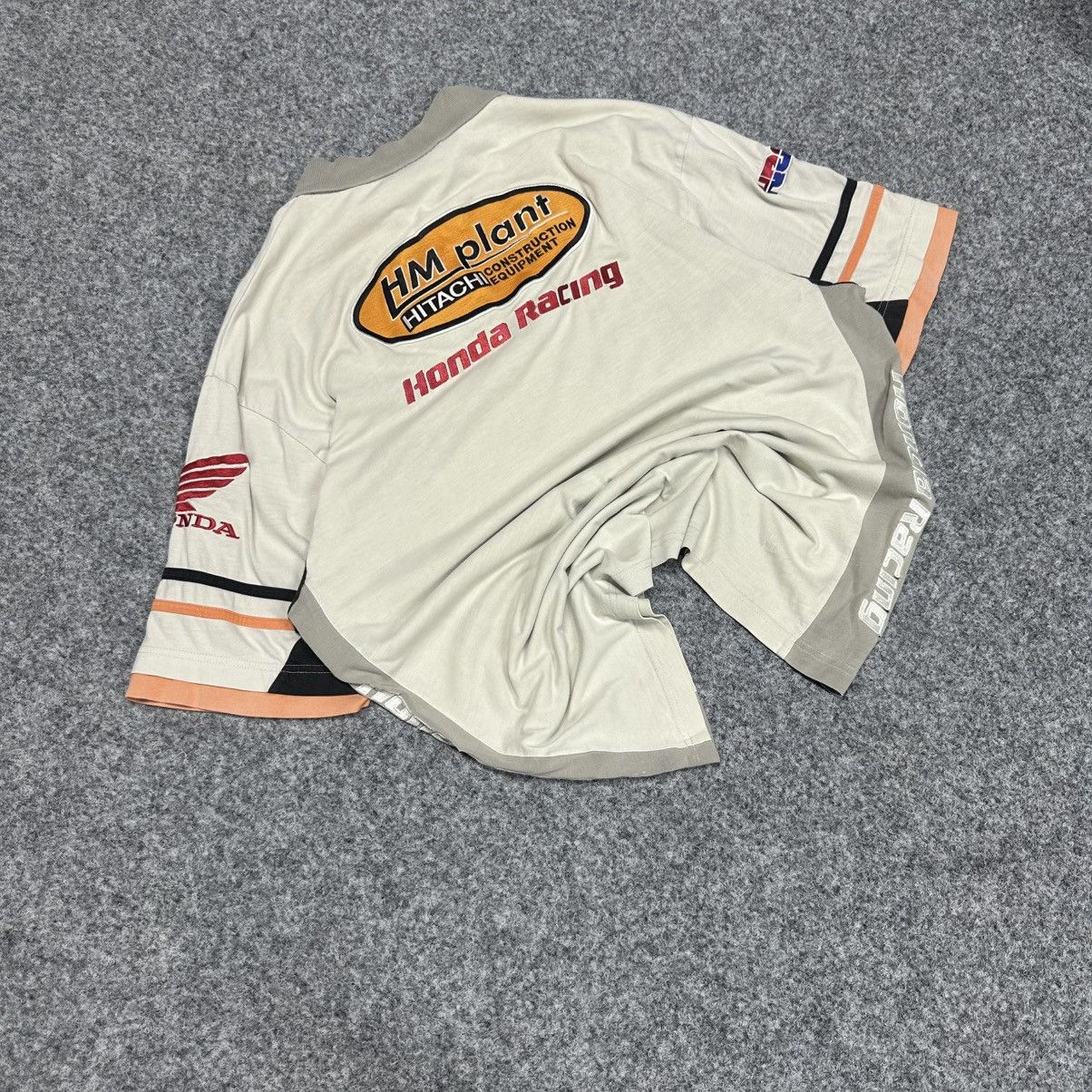 Honda VTG Mans Polo Honda Racing Size XL Distressed Cotton Y2K Size US XL / EU 56 / 4 - 2 Thumbnail