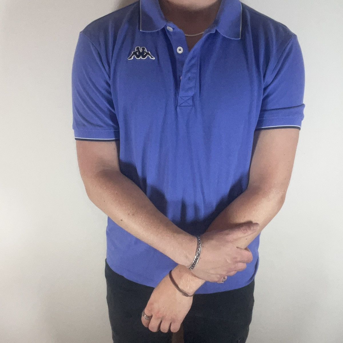 Kappa Vintage Purple Kappa Polo Size US L / EU 52-54 / 3 - 1 Thumbnail