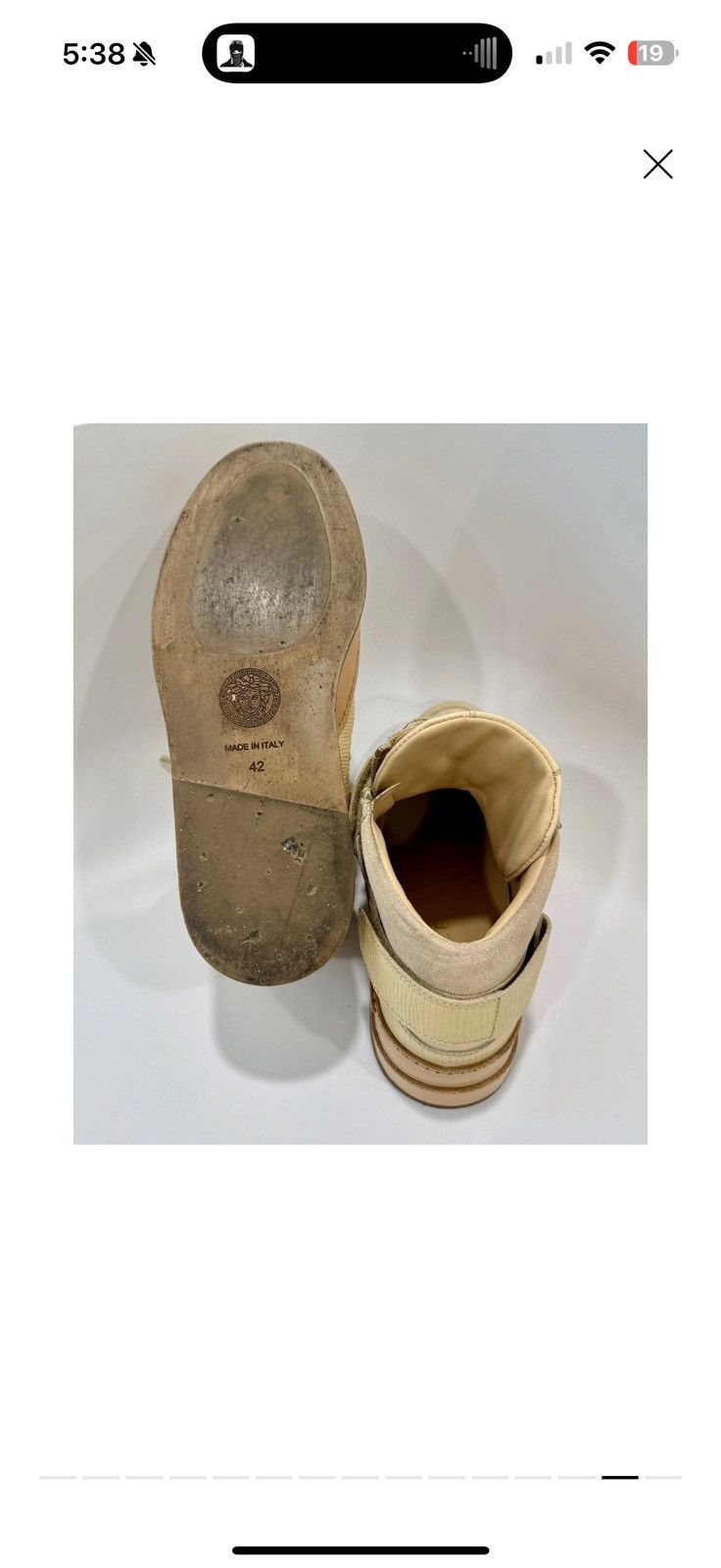 Versace Versace ostrich high trainers Size US 9 / EU 42 - 15 Thumbnail