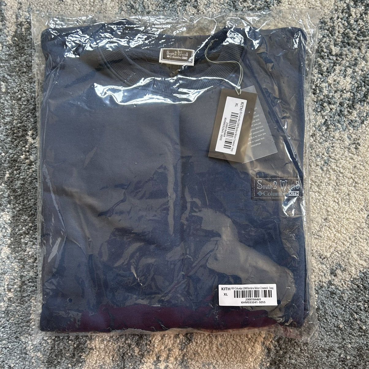 Columbia × Kith PAiSLEY iNDiGO South2 West8 Bandana Nelson Crewneck Sway Size US XL / EU 56 / 4 - 9 Thumbnail