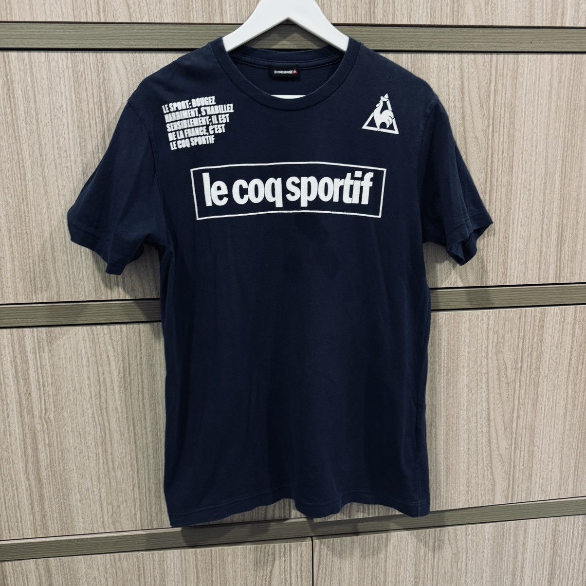 Le Coq Sportif Le CoQ Sportif Big Logo Tee Size US M / EU 48-50 / 2 - 1 Thumbnail